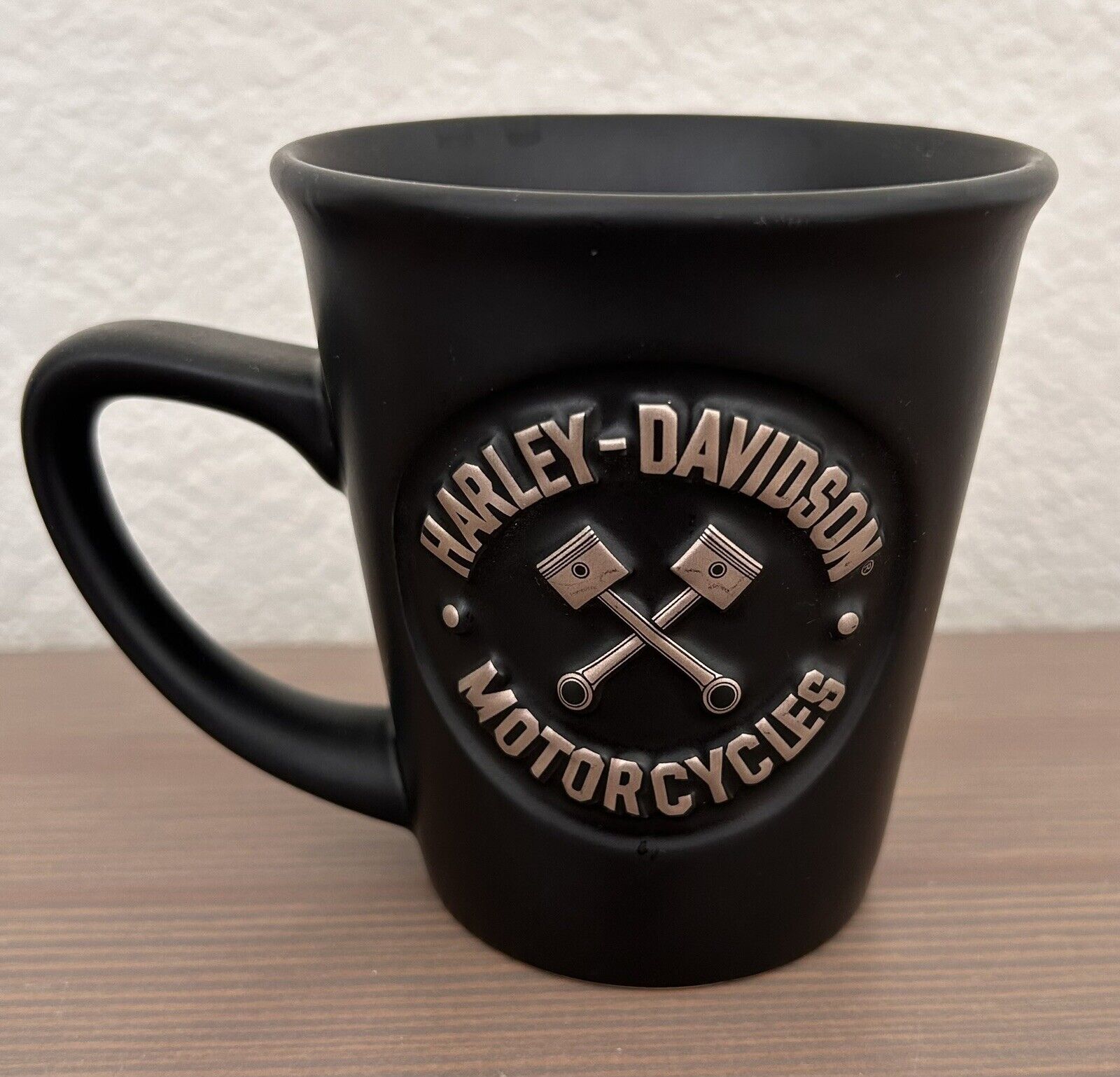 2002 Harley Davidson Piston Black Coffee Mug 