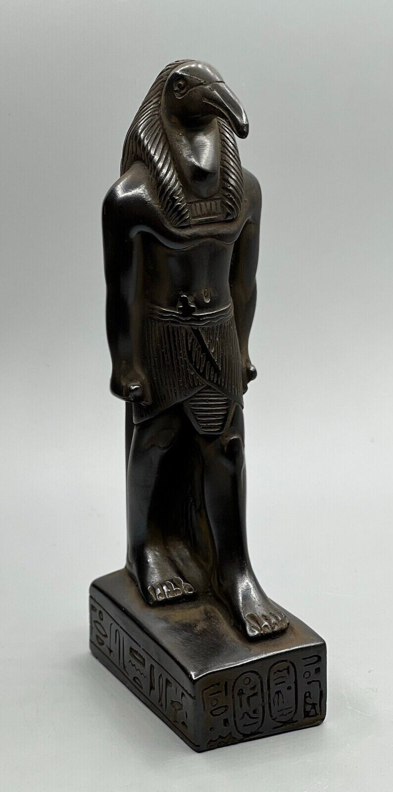 ANCIENT EGYPTIAN THOTH GOD OF KNOWLEDGE ANTIQUE STATUE EGYPT Black STONE