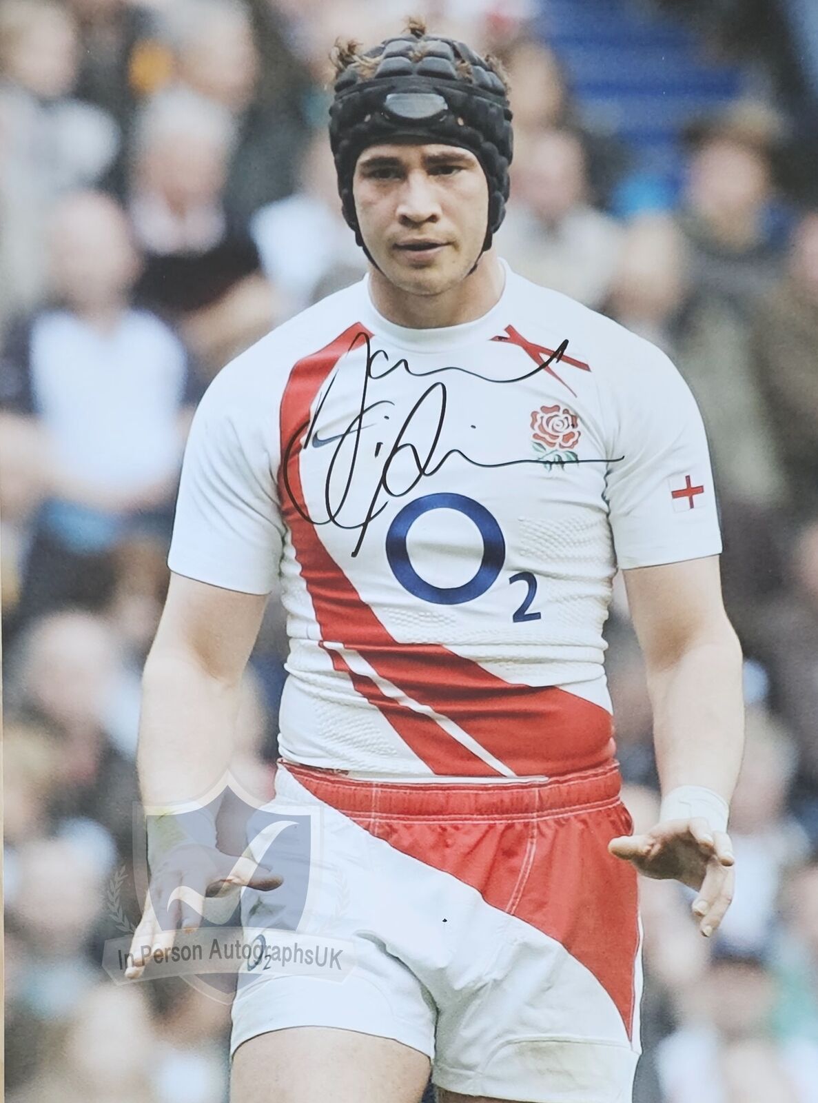 Danny Cipriani ENGLAND RUGBY Signed 16x12 Photo OnlineCOA AFTAL