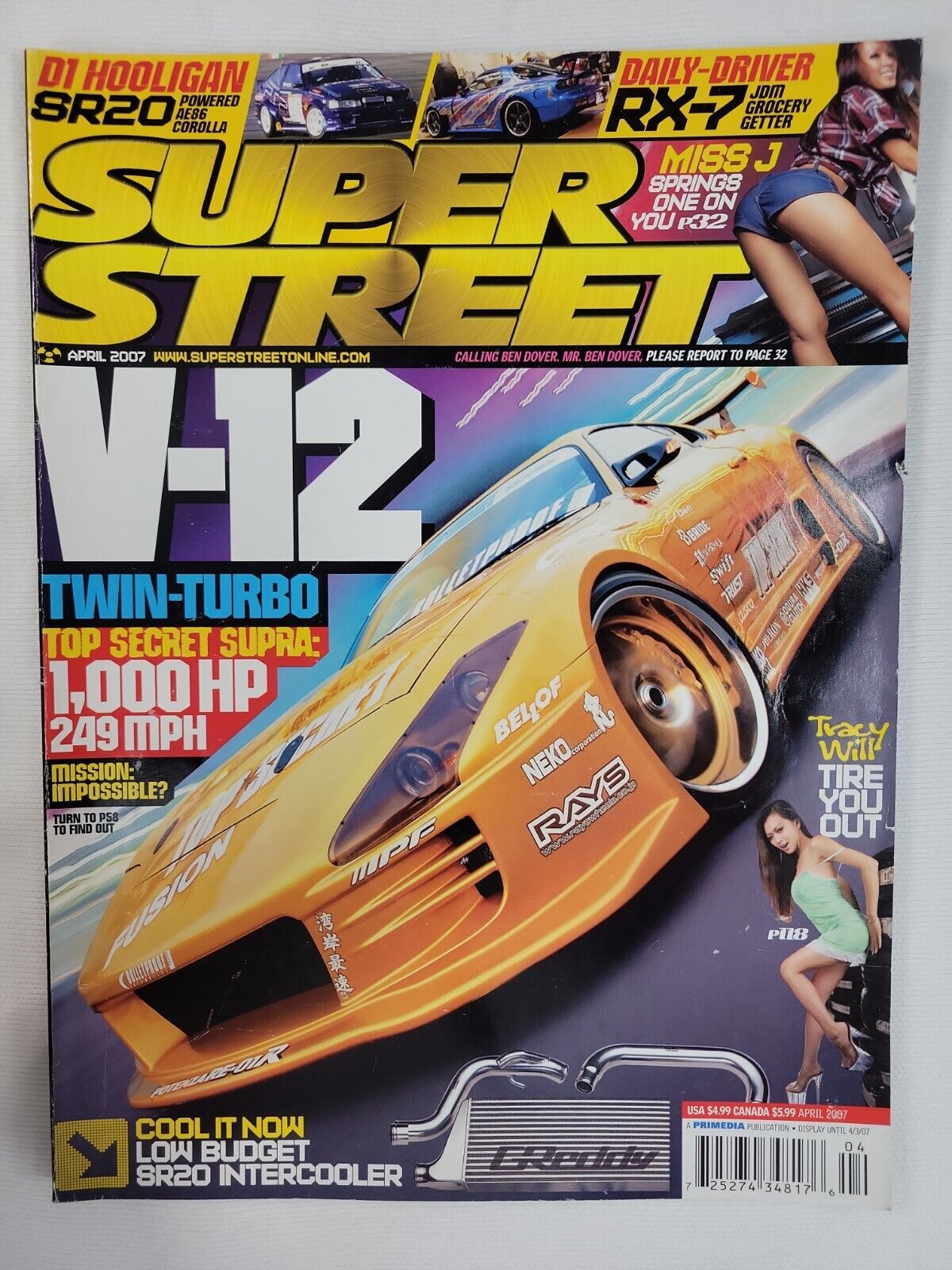 Super Street Magazine - April 2007 - Supra, 240sx, AE86