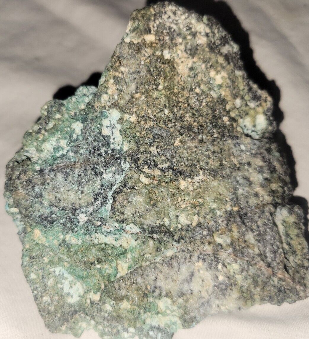 Green Copper Carbonate Malachite Brochantite Crystals Arizona 3.5x3.5x2in 334g