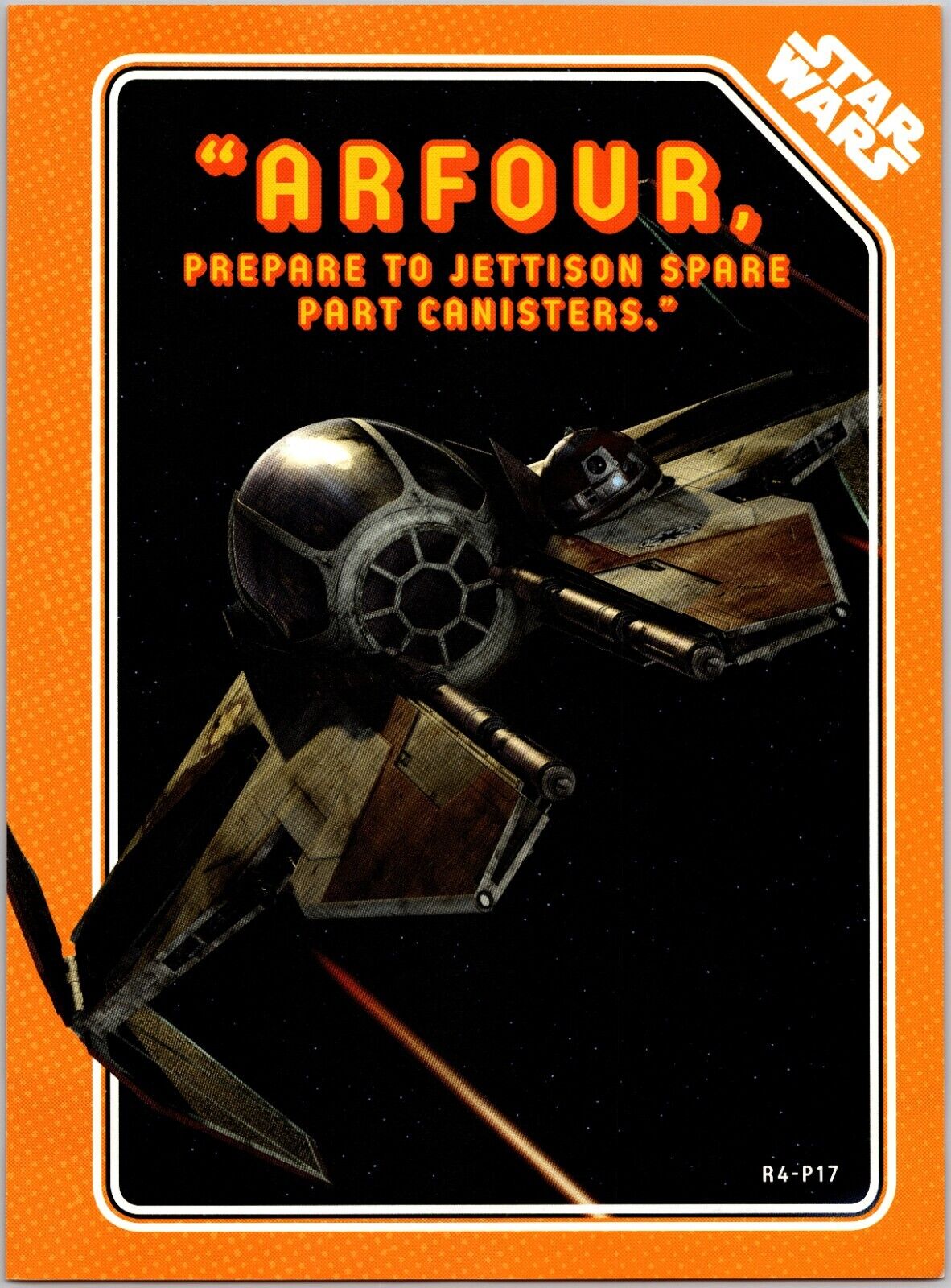 R4-P17 Star Wars Poster Art PROMO Original Pin-Up Movie Trivia
