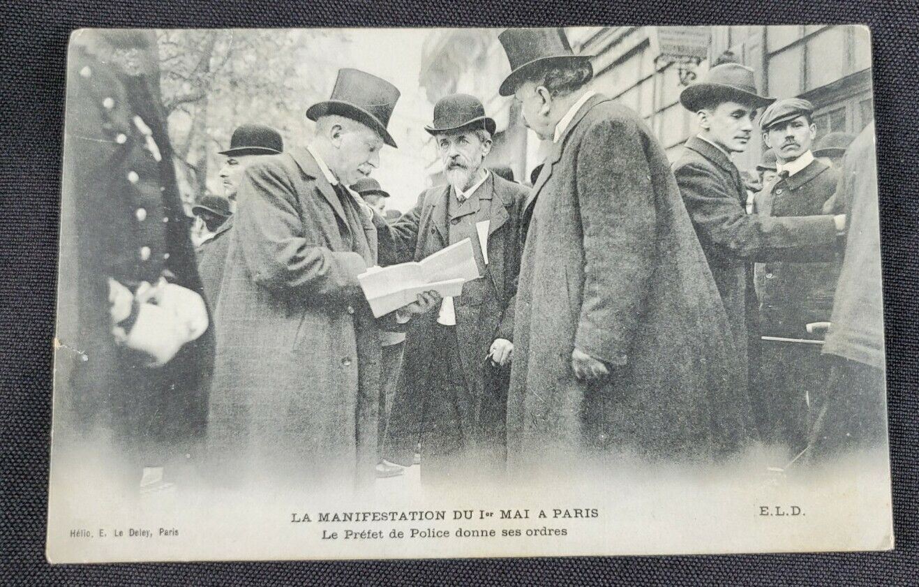 Paris-la Manifestation Of The 1er May In Paris - The Prefect of Police Postcard