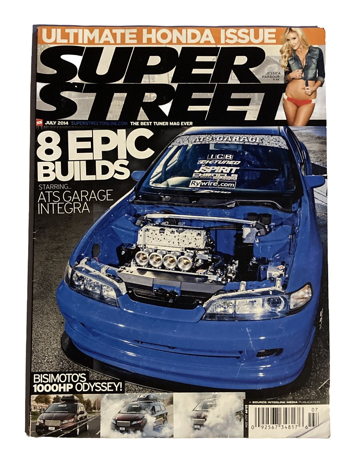 Super Street Magazine July 2014 - The Ultimate Honda Issue - Excellent Condition
