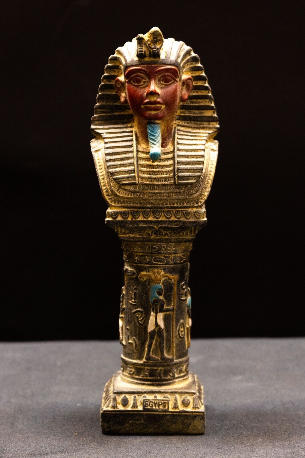 King Tutankhamun Column, One of a kind for the Egyptian King, Made by Egyptians