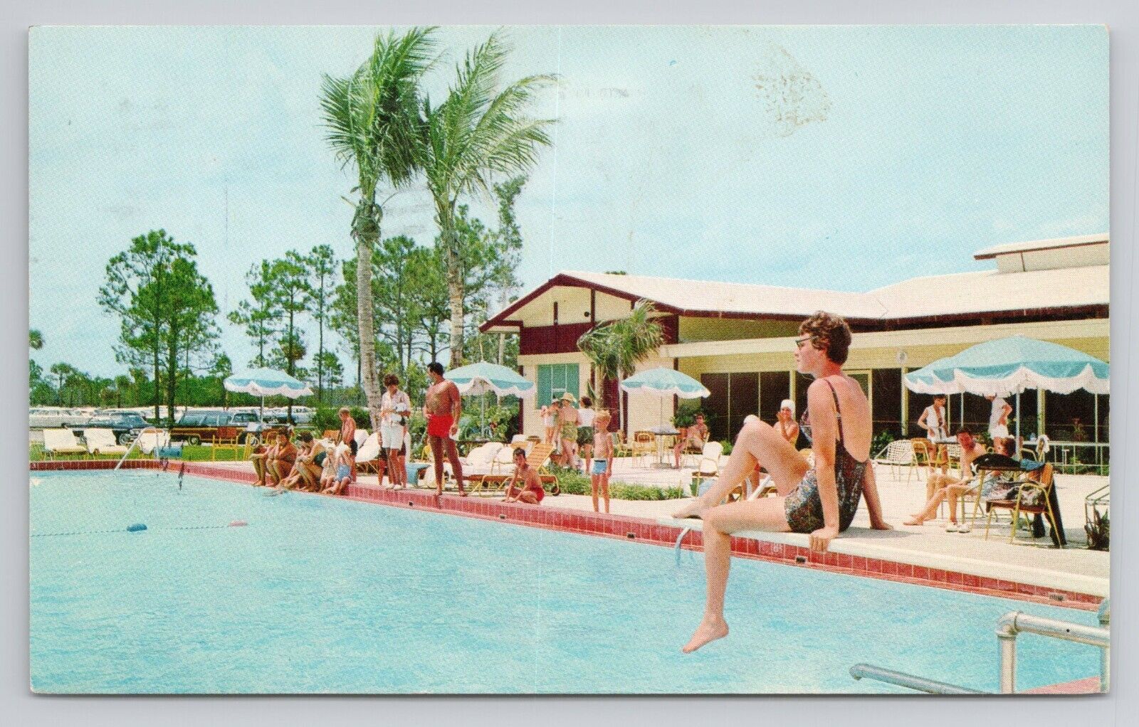 Postcard Port St Lucie Country Club Florida 1963
