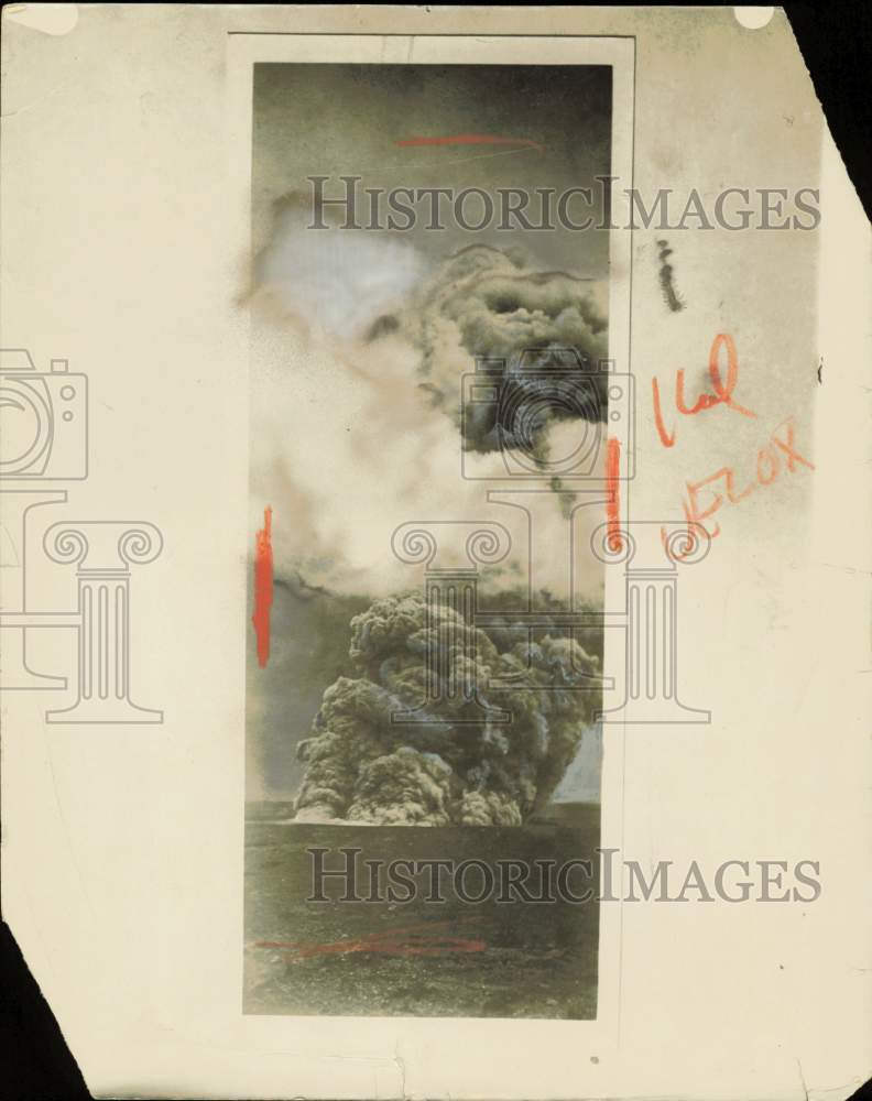 1926 Press Photo Explosion at Kilauea - nei61078