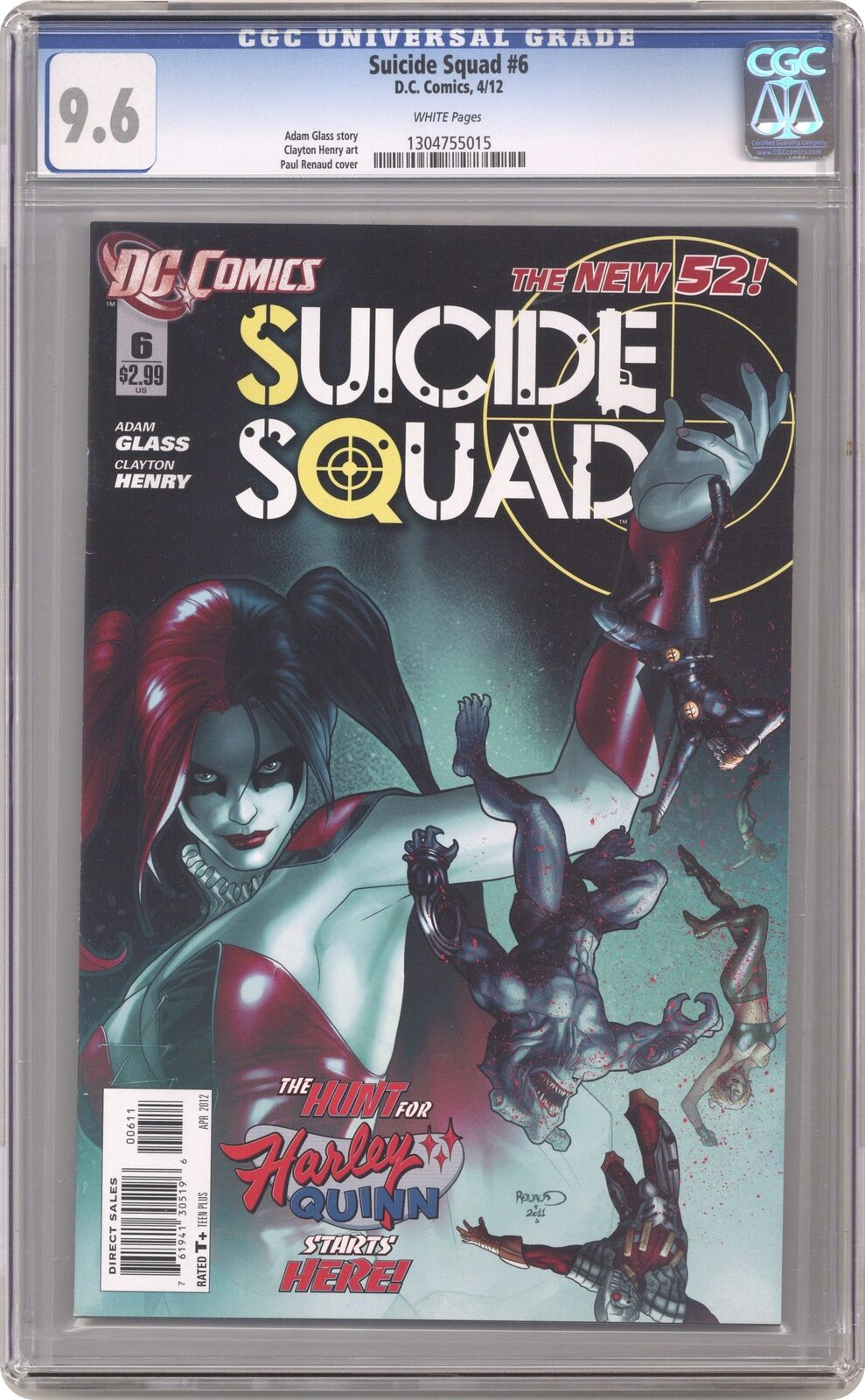 Suicide Squad #6A 1st Printing CGC 9.6 2012 1304755015