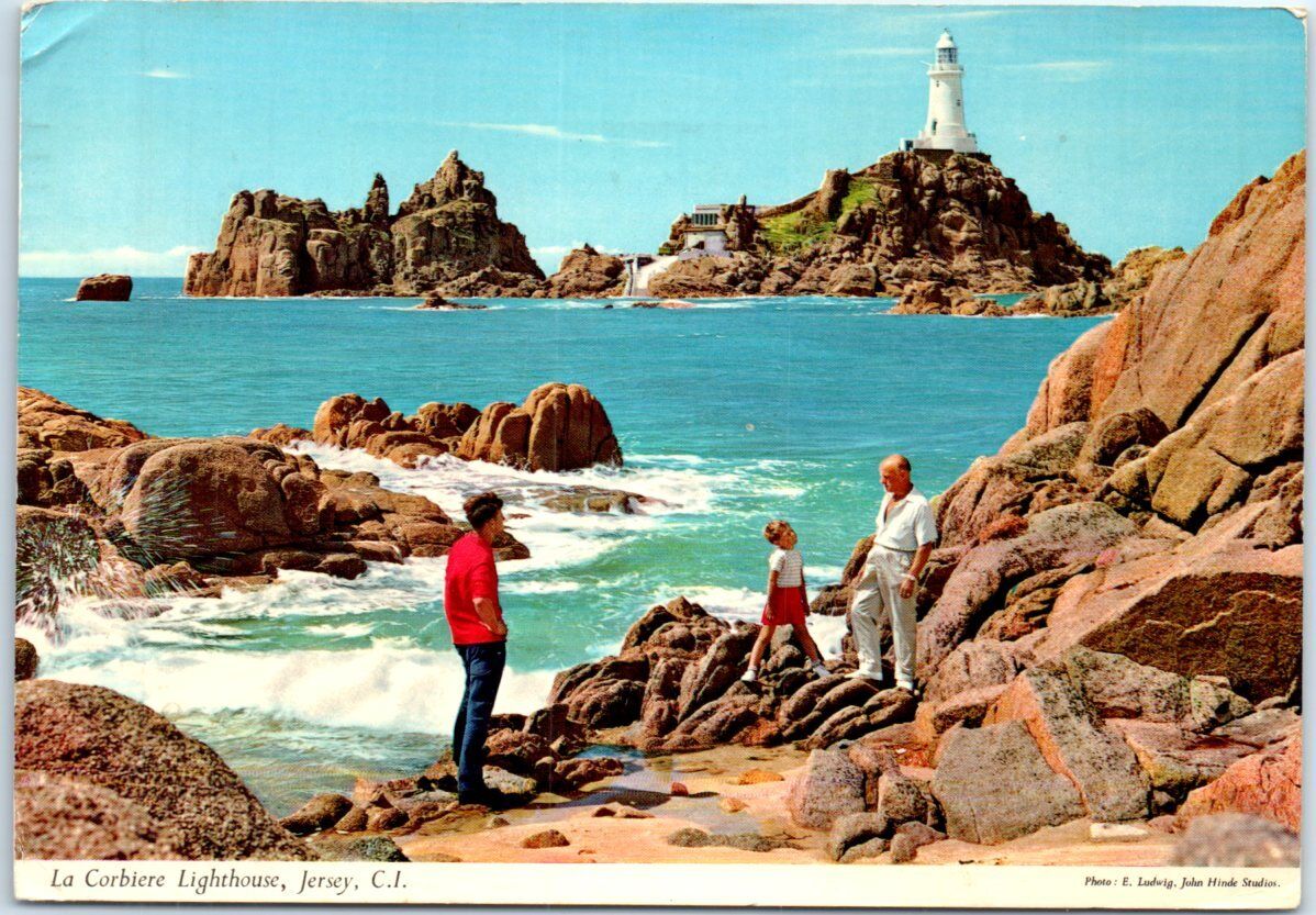 Postcard - La Corbière Lighthouse, Jersey