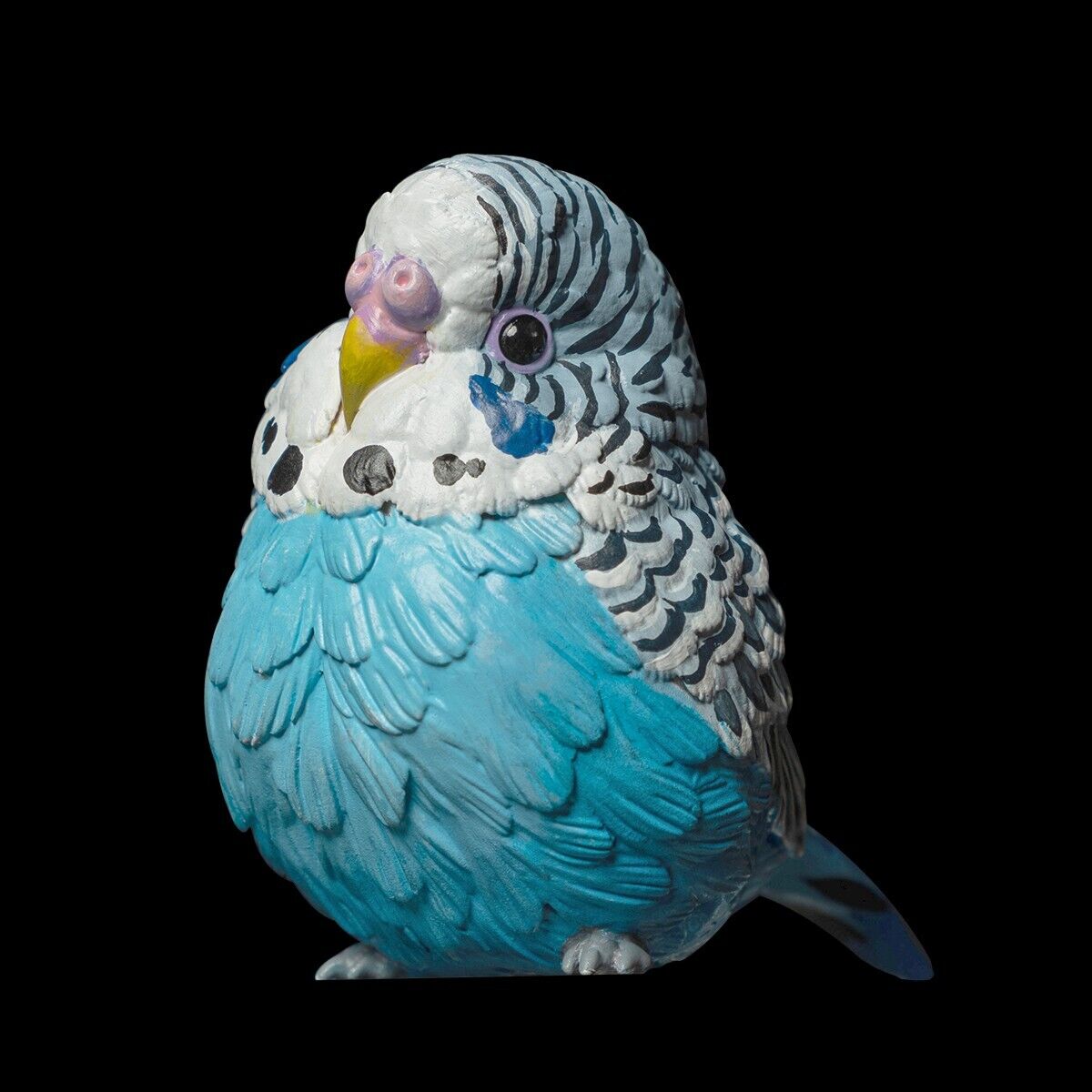 【In-Stock】Animal Heavenly Body Blue Budgerigar Melopsittacus Bird Statue