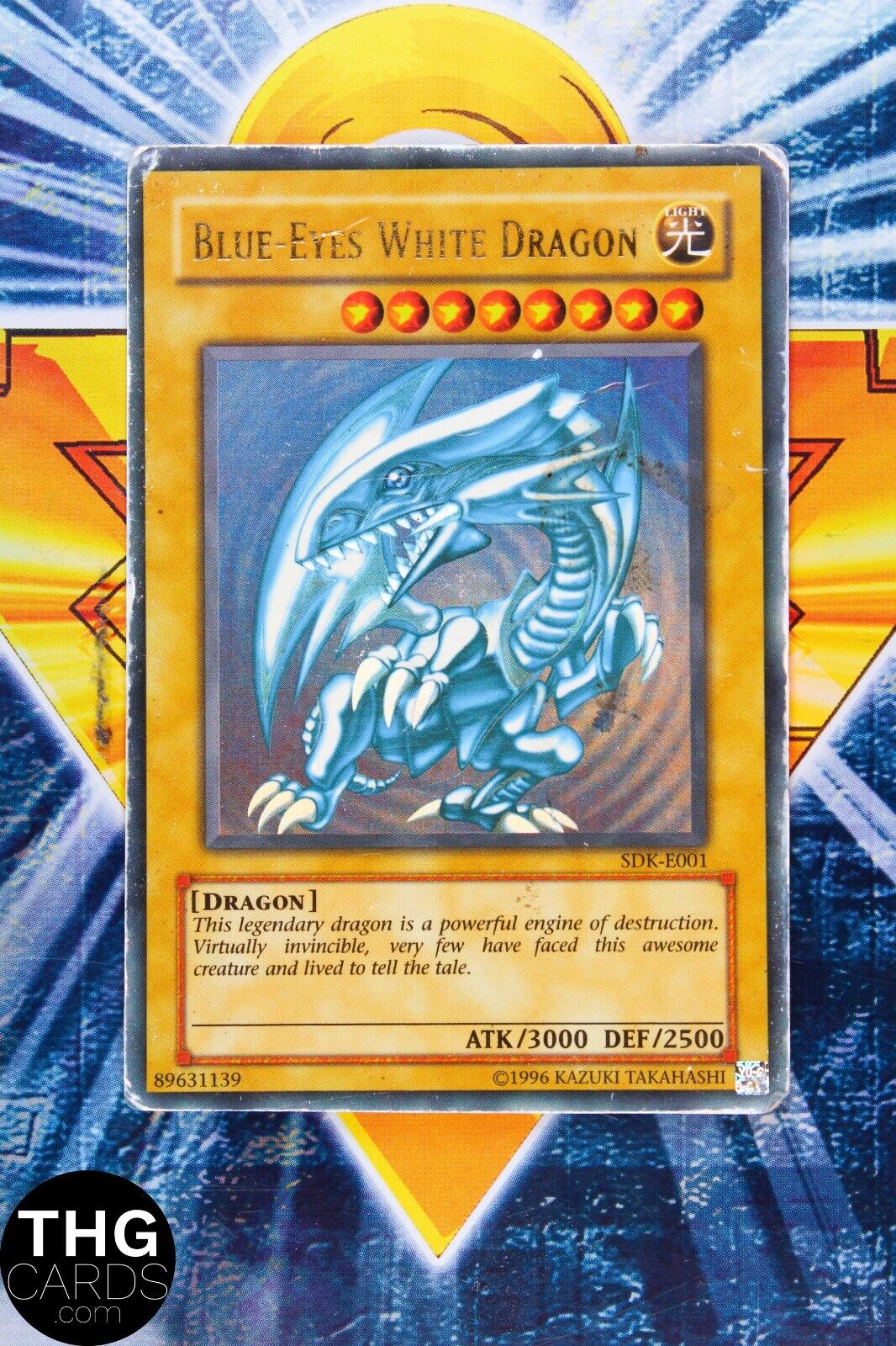 Blue Eyes White Dragon SDK-E001 Ultra Rare Yugioh Card 2
