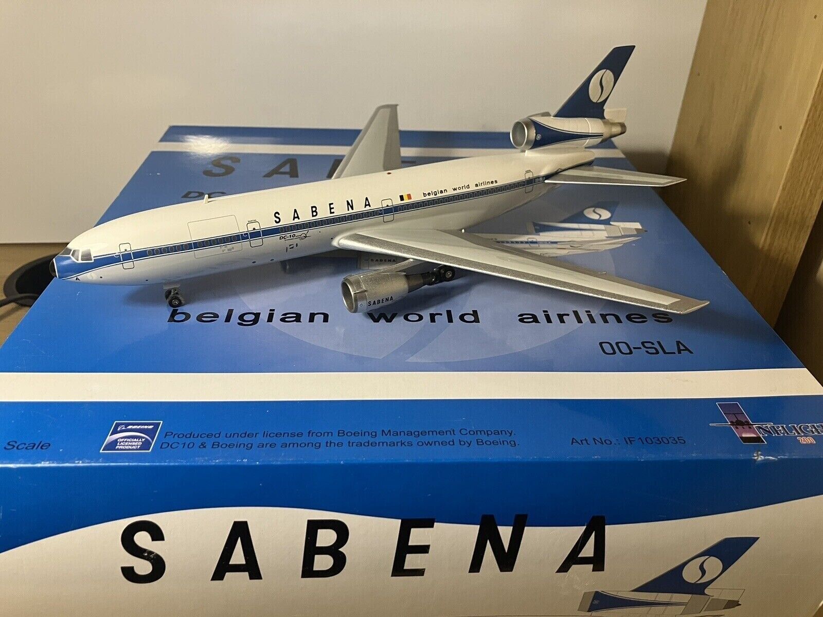 1:200 Inflight SABENA AIRLINES McDonnell Douglas DC-10-30 OO-SLA RARE SOLD OUT