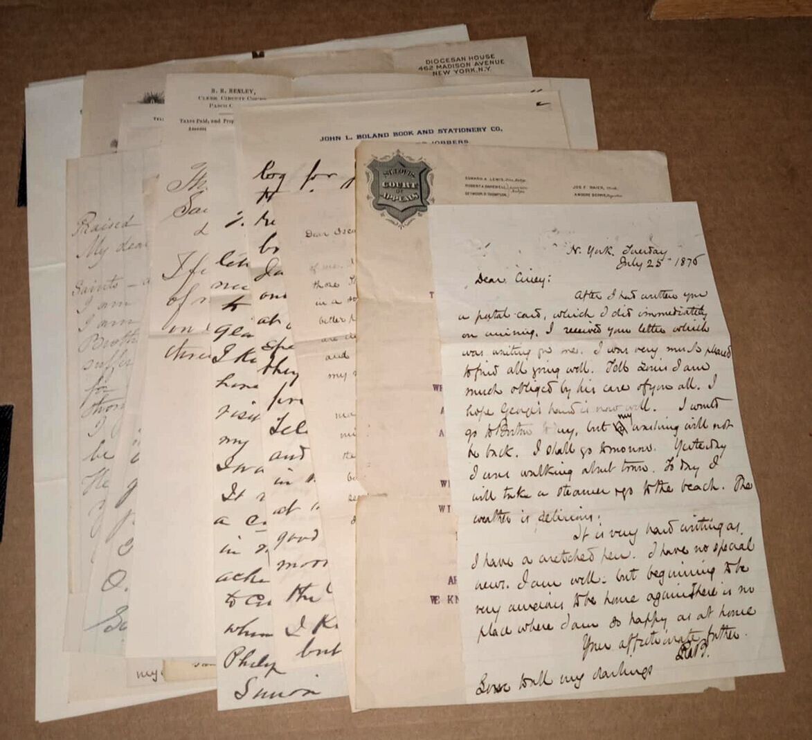 Mostly Turn of Century US Handwritten Letters, Personal lot of 35