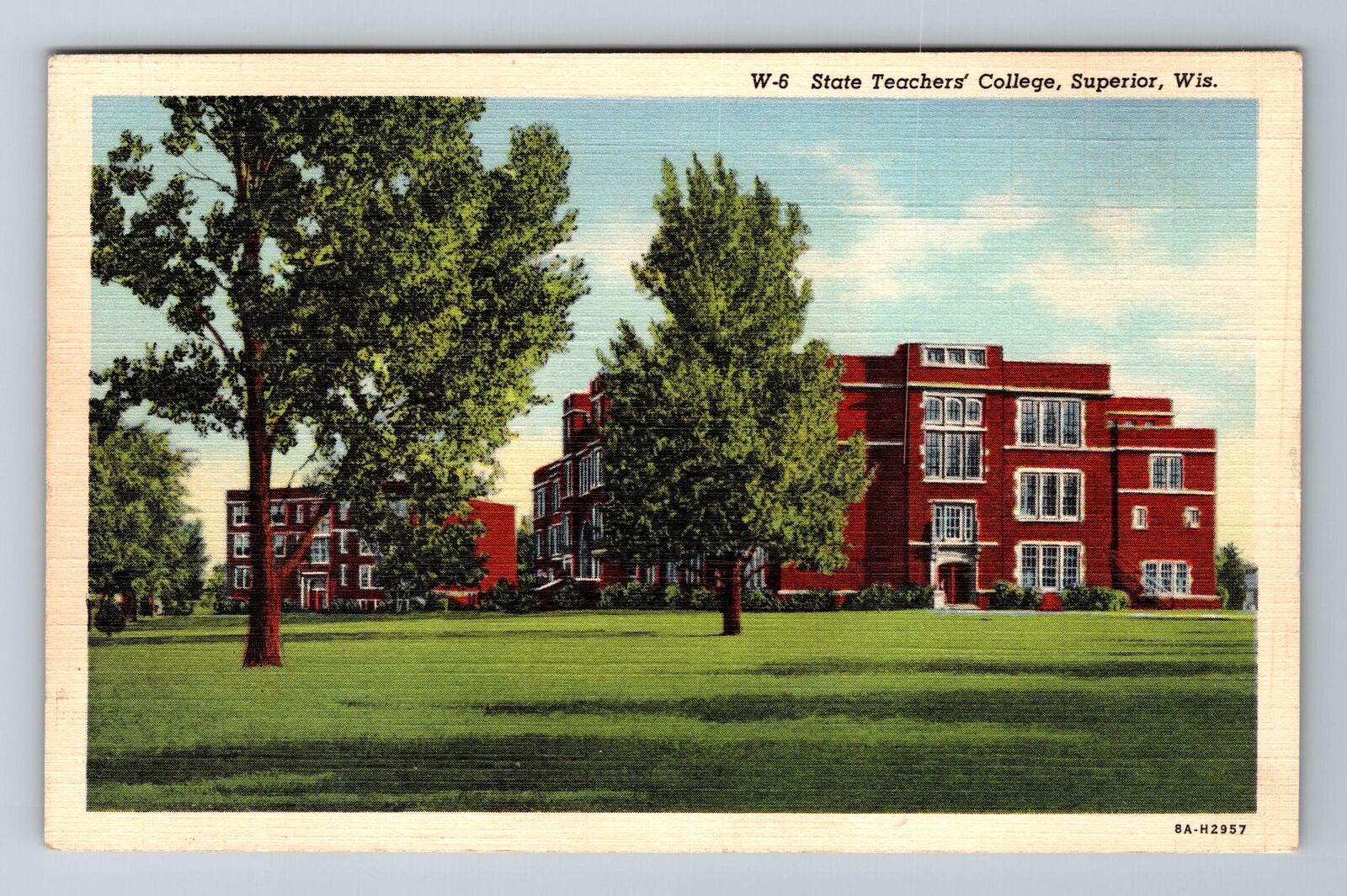 Superior, WI-Wisconsin, State Teacher's College Antique, Vintage Postcard