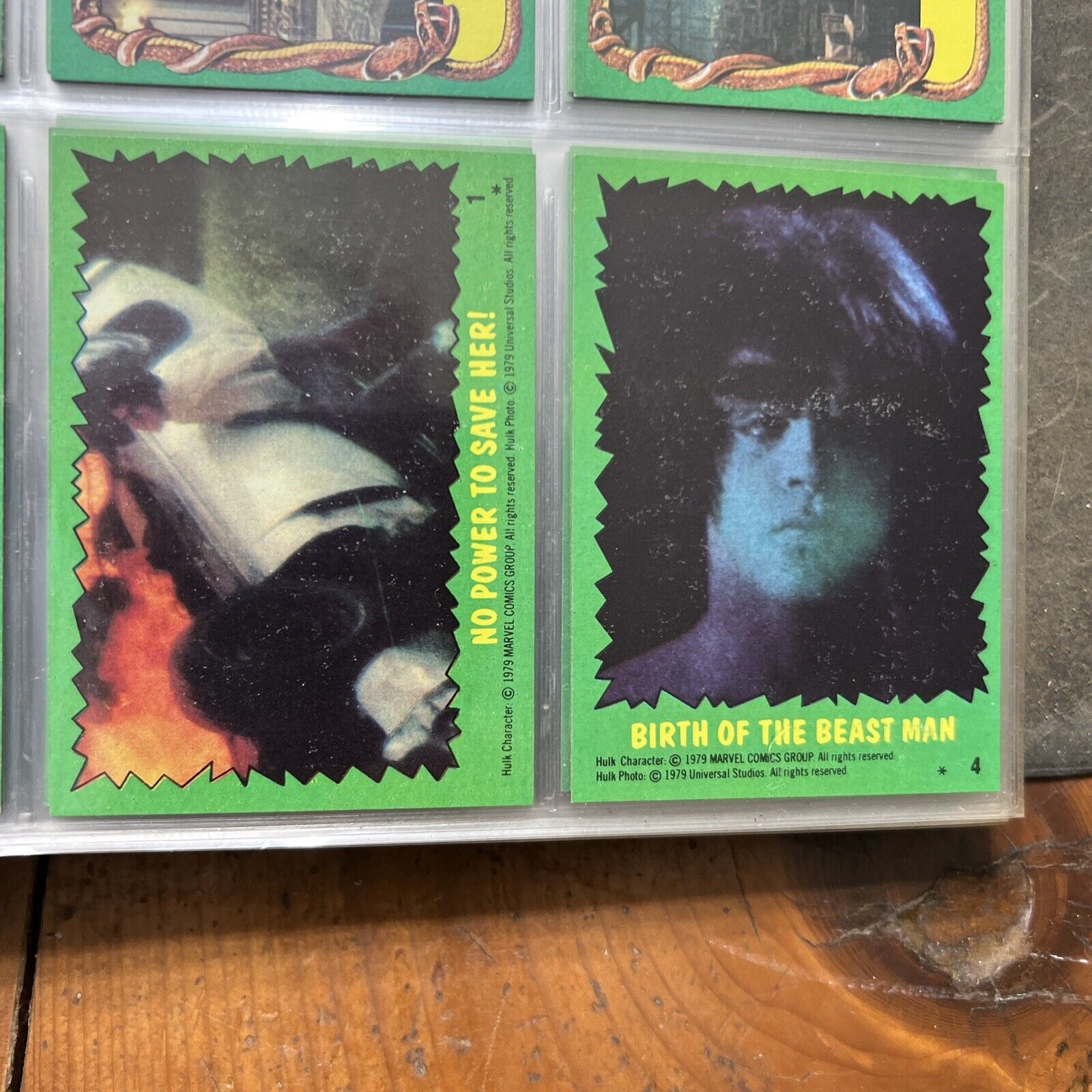 1979 Topps Incredible Hulk Complete Card Set of 88 NM  Stickers