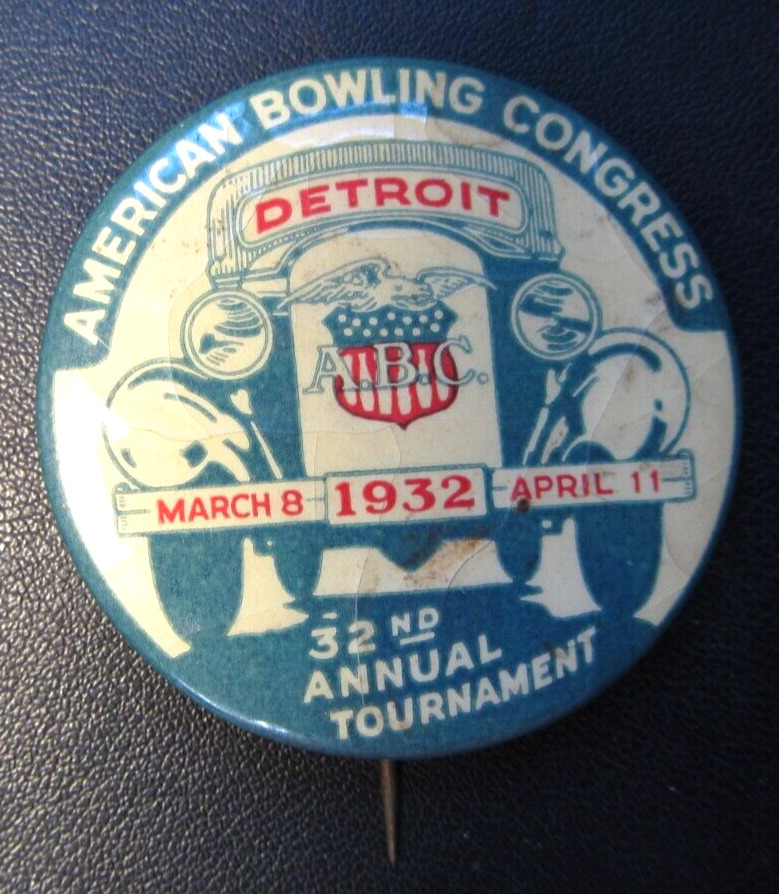 1932 American Bowling Congress; Detroit 32nd Annual Tournament; Automobile Theme