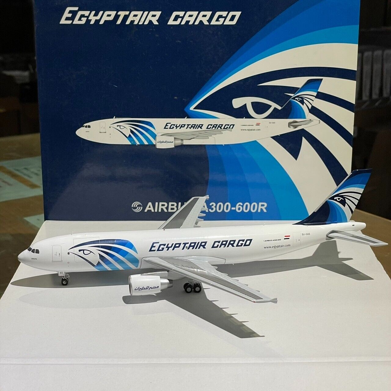 RBF絕版 JC 金屬 1:200 Egyptair CARGO A300B4-622RF SU LH2067 *FREE SHIPPING*