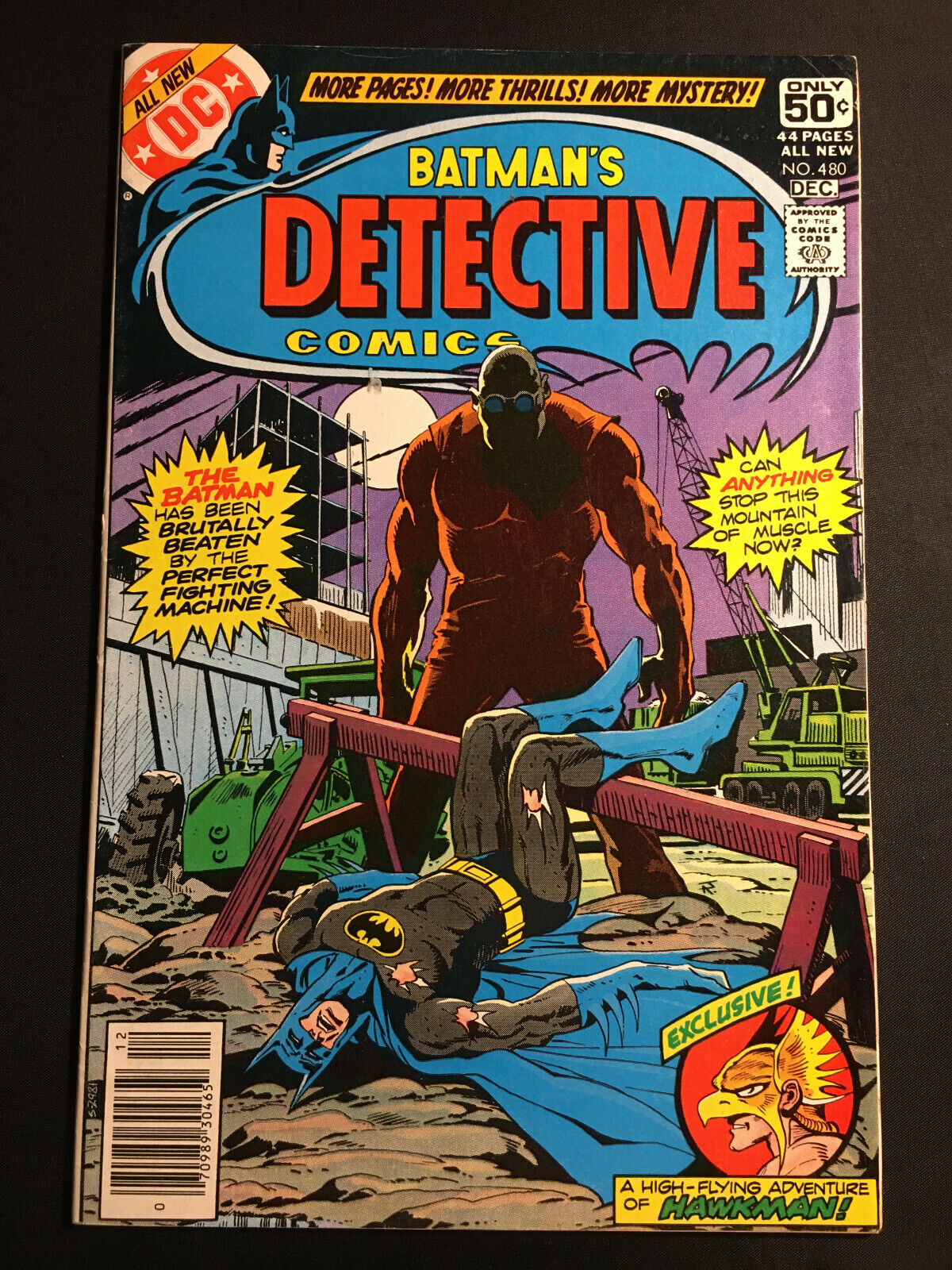 DETECTIVE COMICS 480 HAWKMAN 1978 BATMAN DAVID HUNT PIED PIPER DC COMICS V 1