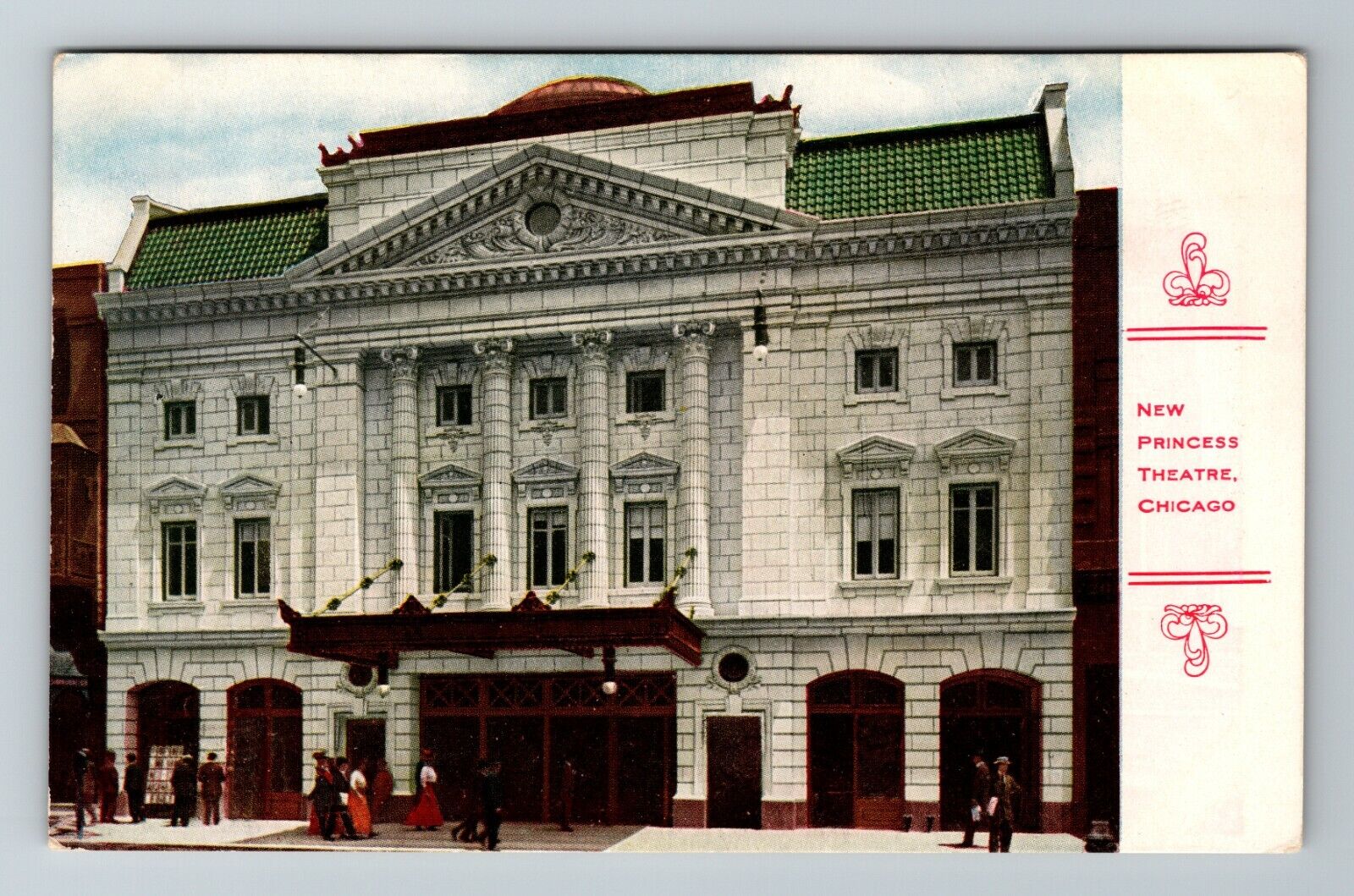 Chicago IL-Illinois, New Princess Theatre, c1910 Vintage Postcard