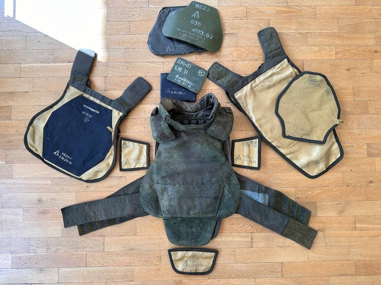 Original Used Military Russian Army w Plates - holder carrier vest 6B23-1 Ratnik