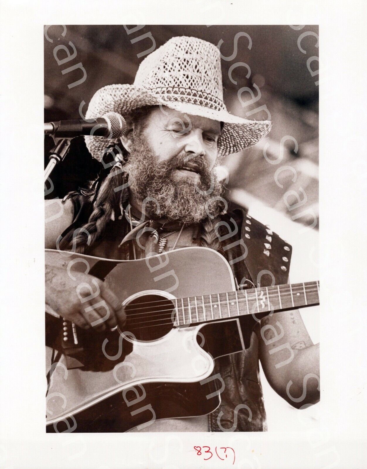 Charlie Daniels  VINTAGE 8x10 Press Photo Country Music 30