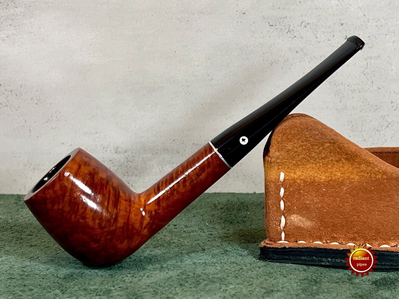 Kaywoodie Flame Grain Billiard Vintage Pipe 1953-72, Excellent Condition, CLEAN