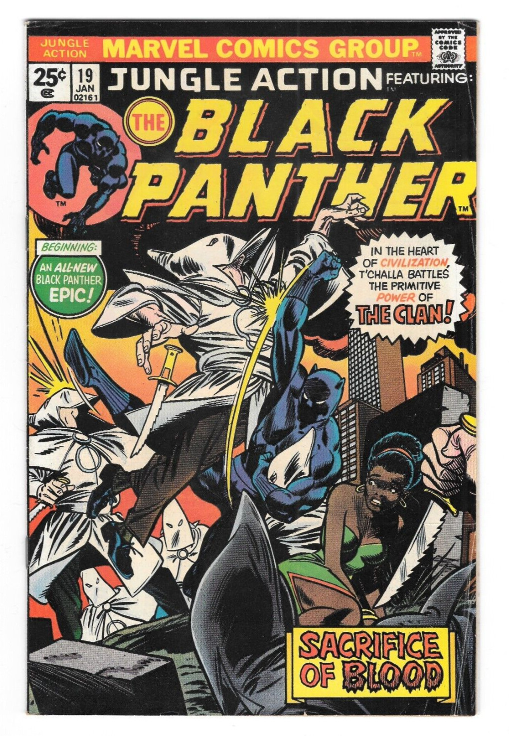 JUNGLE ACTION ISSUE 19 BLACK PANTHER BATTLES THE CLAN SEE SCANS