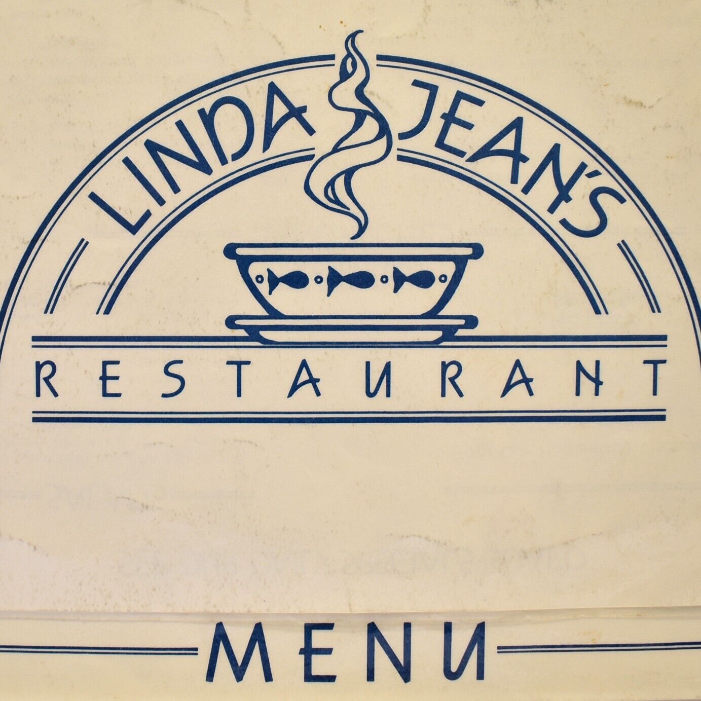 1980s Linda Jean's Restaurant Menu Martha's Vineyard Oak Bluffs Massachusetts