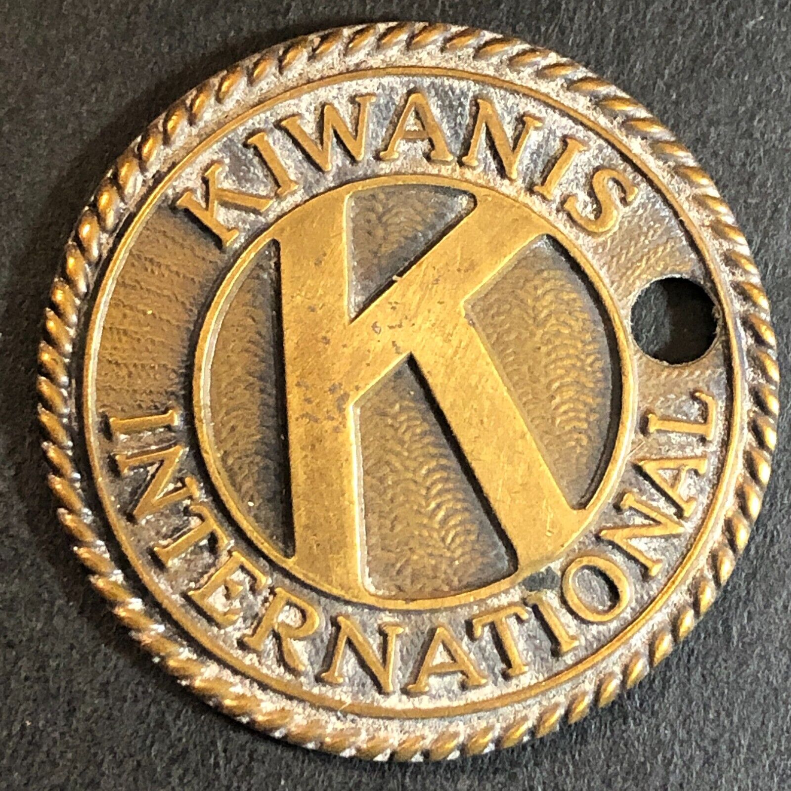 Allentown, PA 1931 Kiwanis International Medallion / Key Fob VGC Scarce 32mm 10g