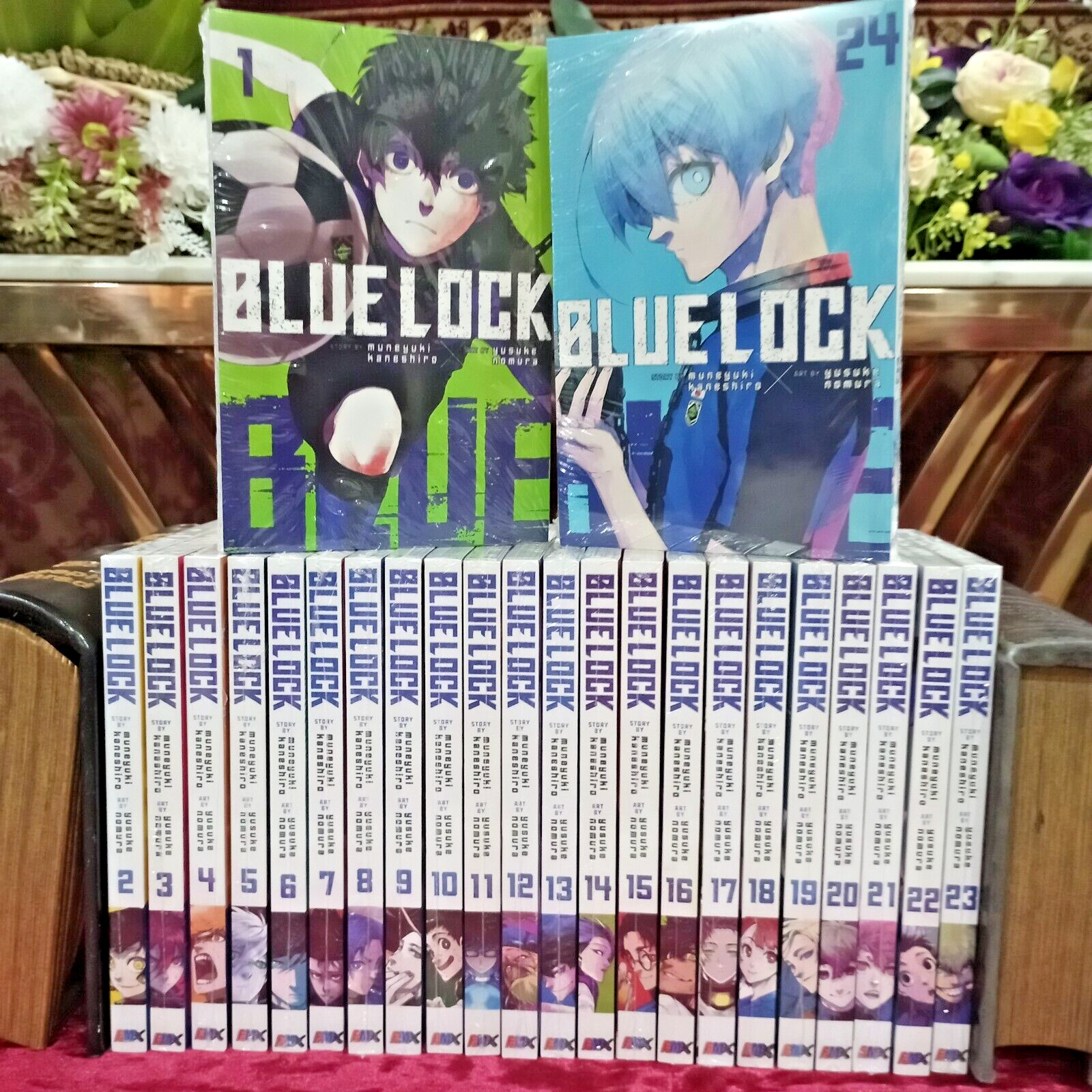 Manga Blue Lock Vol 1-24 Full Set Yusuke Nomura English Comic 