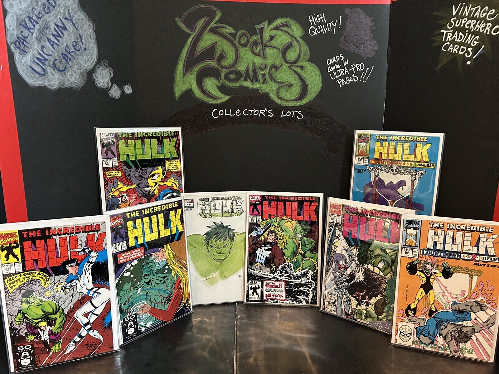 Incredible Hulk Comic Book Lot 8 Marvel Comics