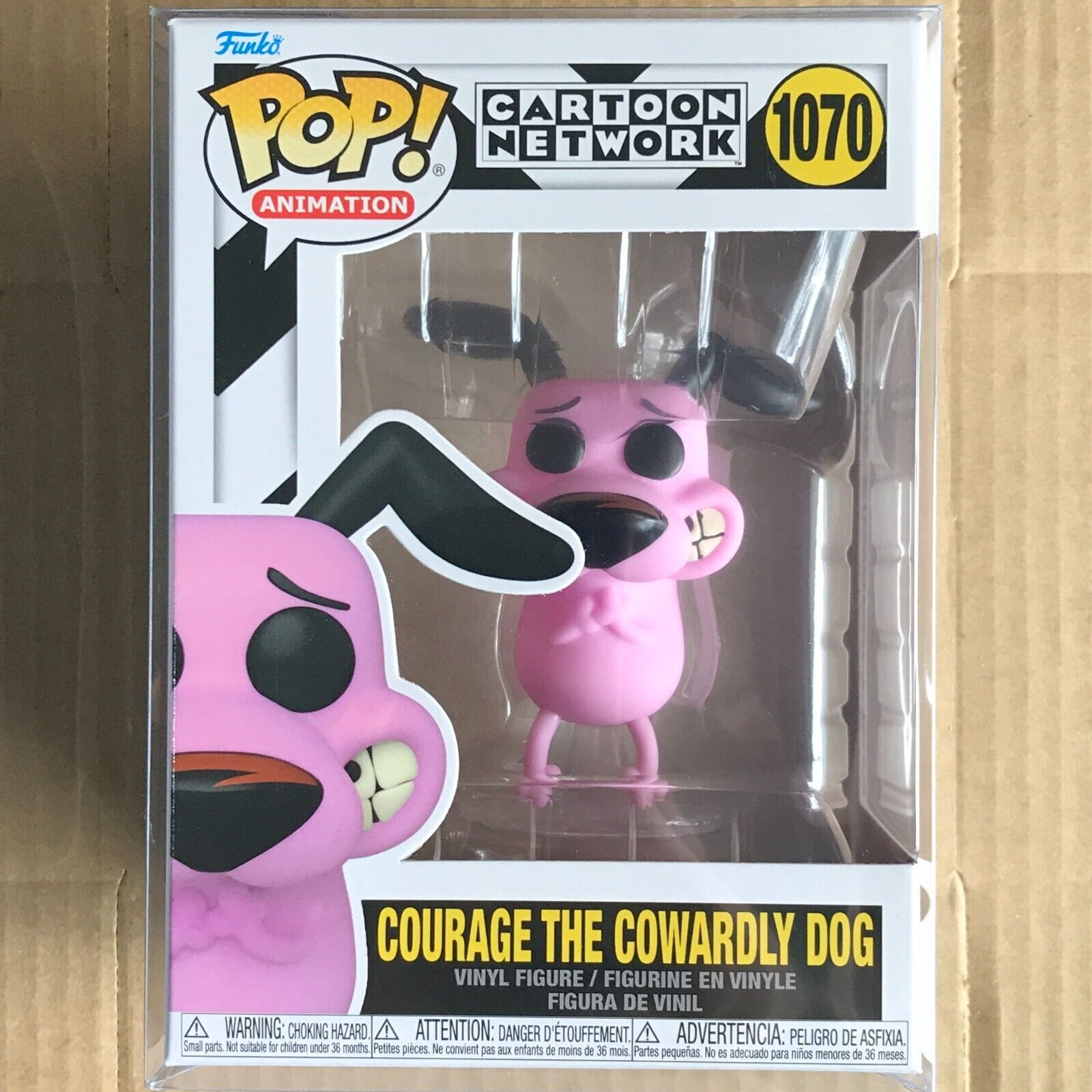 Funko Pop Courage the Cowardly Dog #1070, Cartoon Network, Animation