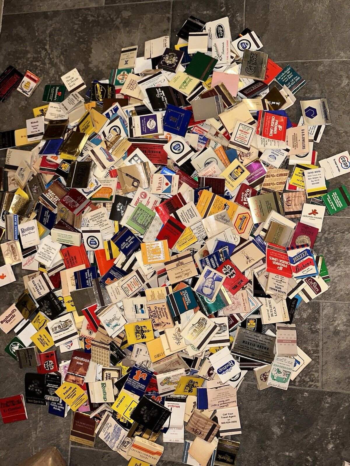 Lot Of Over A Couple Hundred Vintage Matchbooks