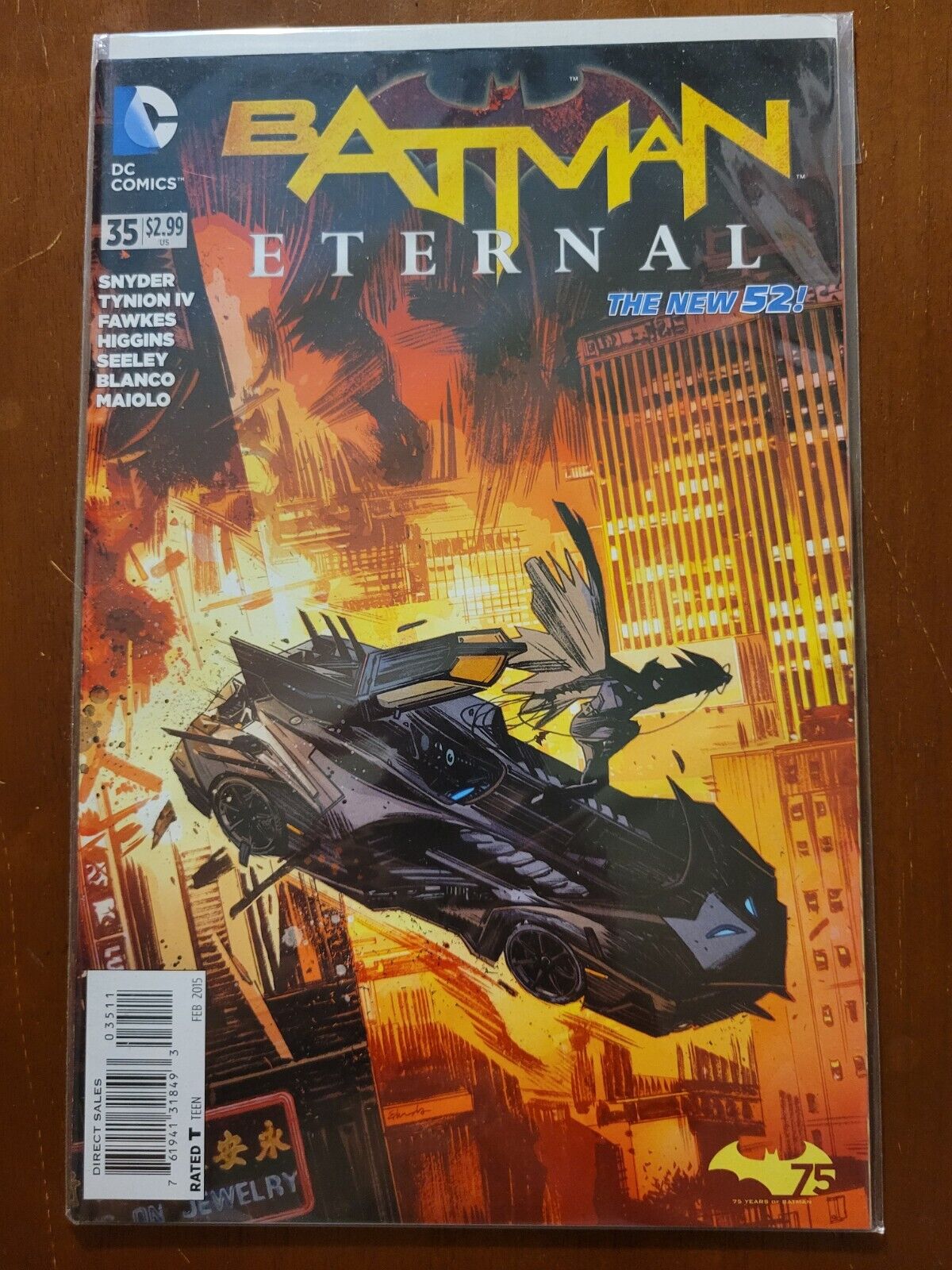 2015 Batman Eternal Lot of 7 NM- 9.2 Avg #35,36,37,38,39,40,41 DC Comic Books
