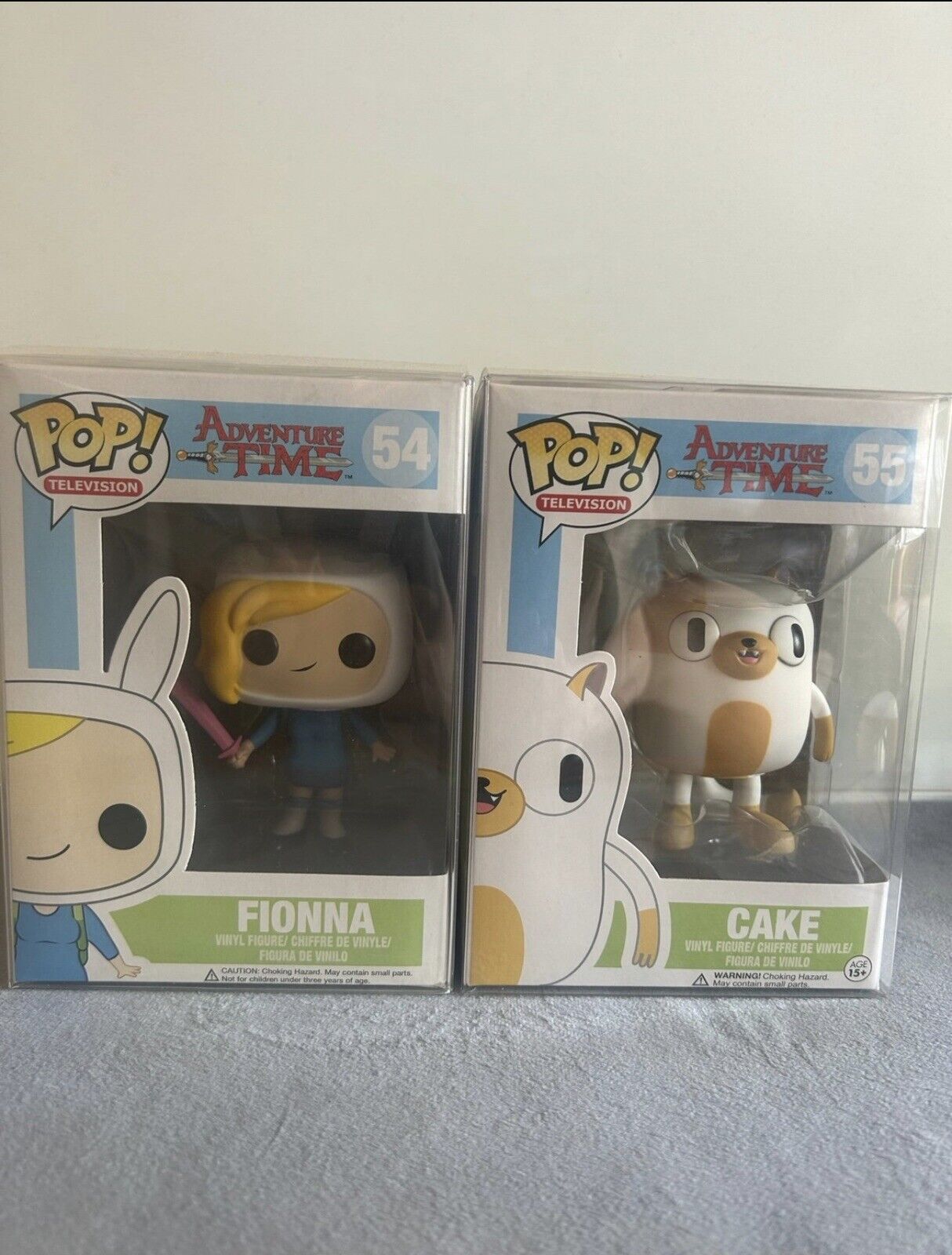Funko Pop Fionna and Cake Adventure Time Animation 54 55