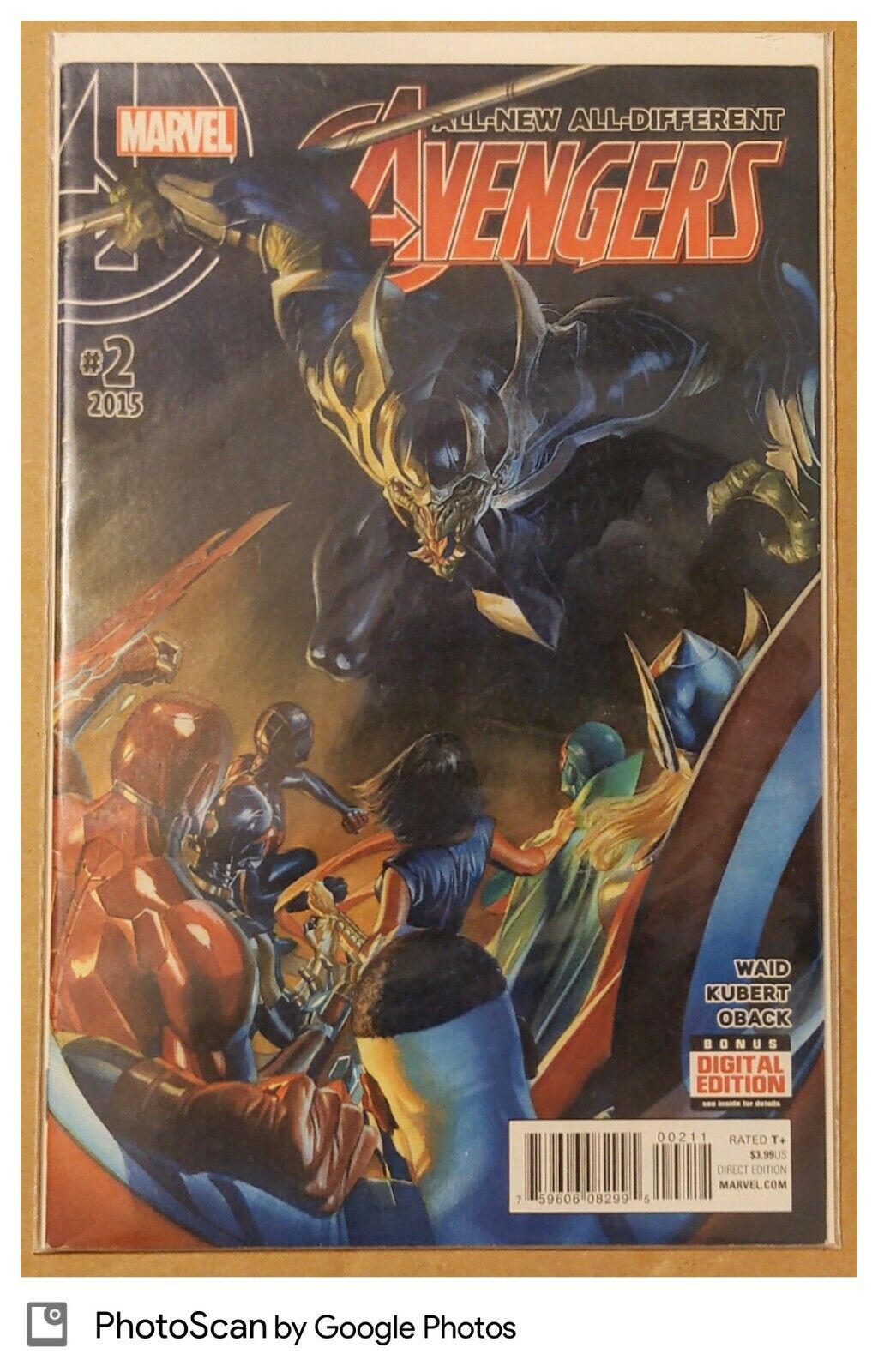 ALL-NEW ALL-DIFFERENT AVENGERS #2 (2015) MARVEL COMICS MS MARVEL ALEX ROSS COVER