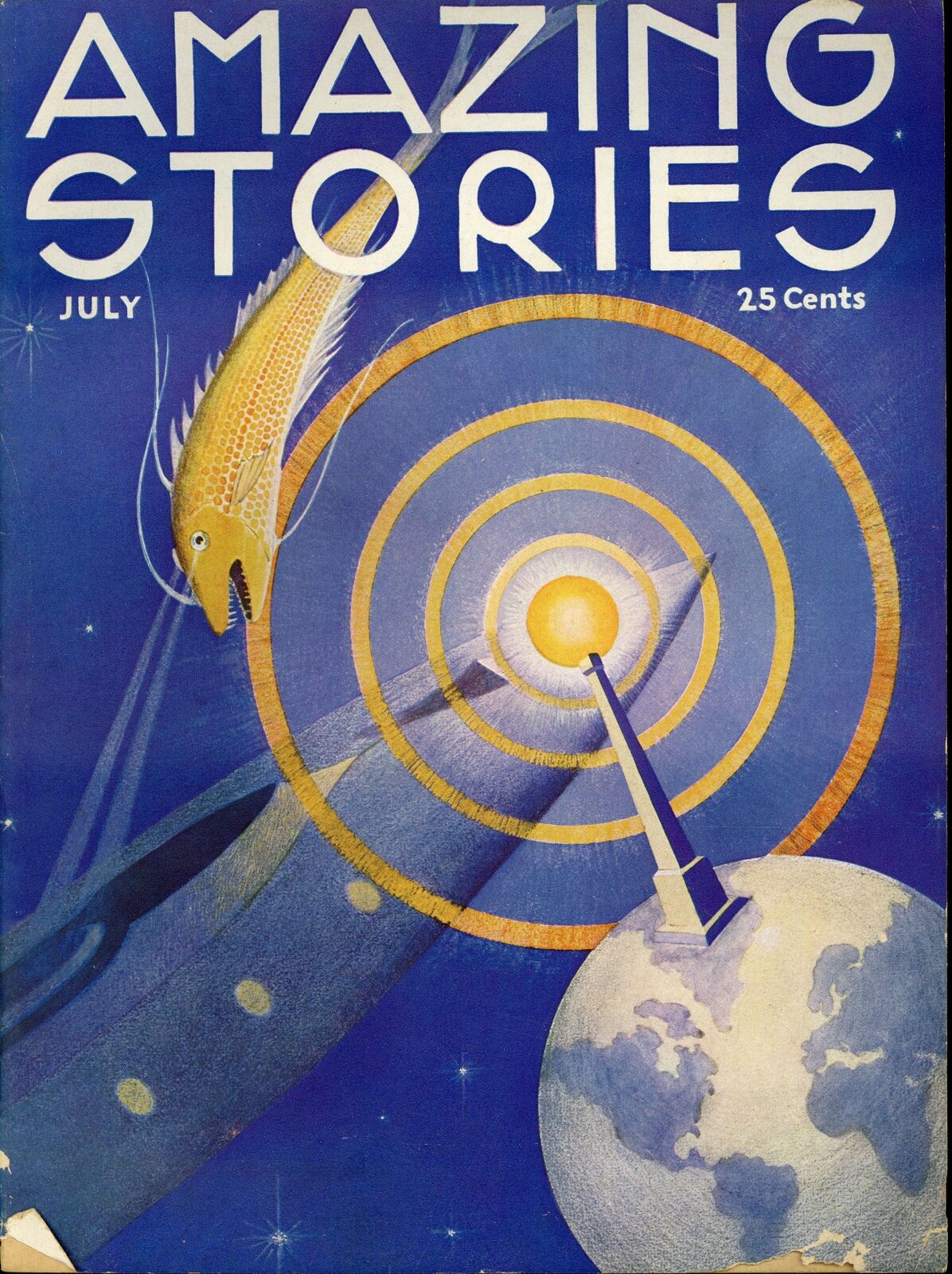 Amazing Stories Pulp Jul 1933 Vol. 8 #4 VG