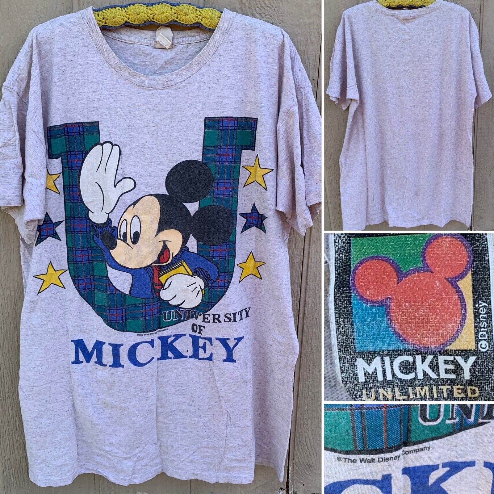 vintage University of Mickey t-shirt single stitch one size fits all sleep shirt