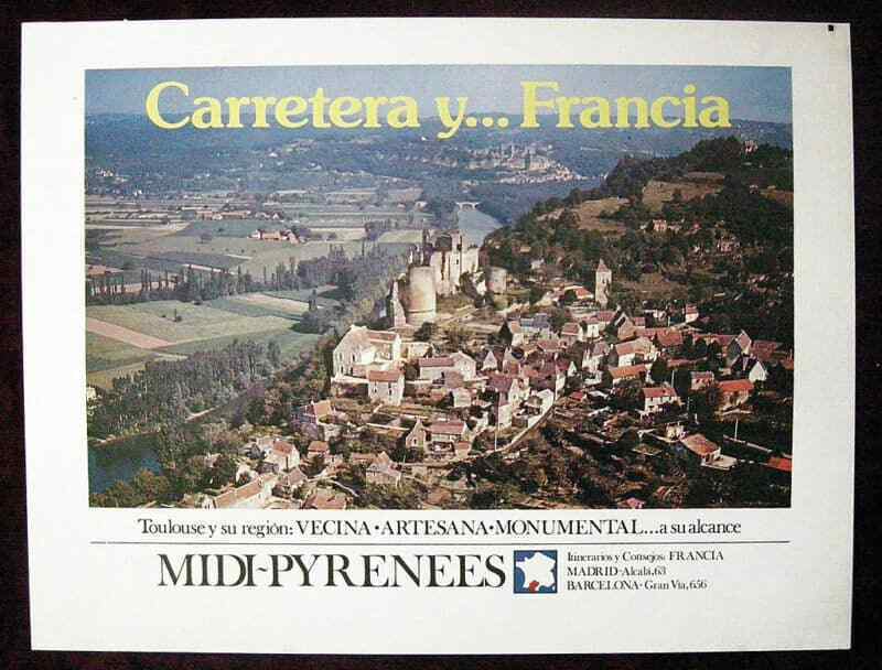 Original Poster France Fortress View Country Pyrenees