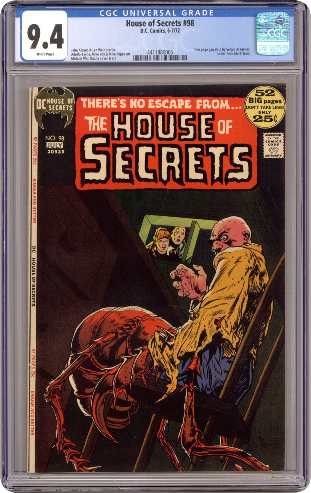 House of Secrets #98 CGC 9.4 1972 4411880006