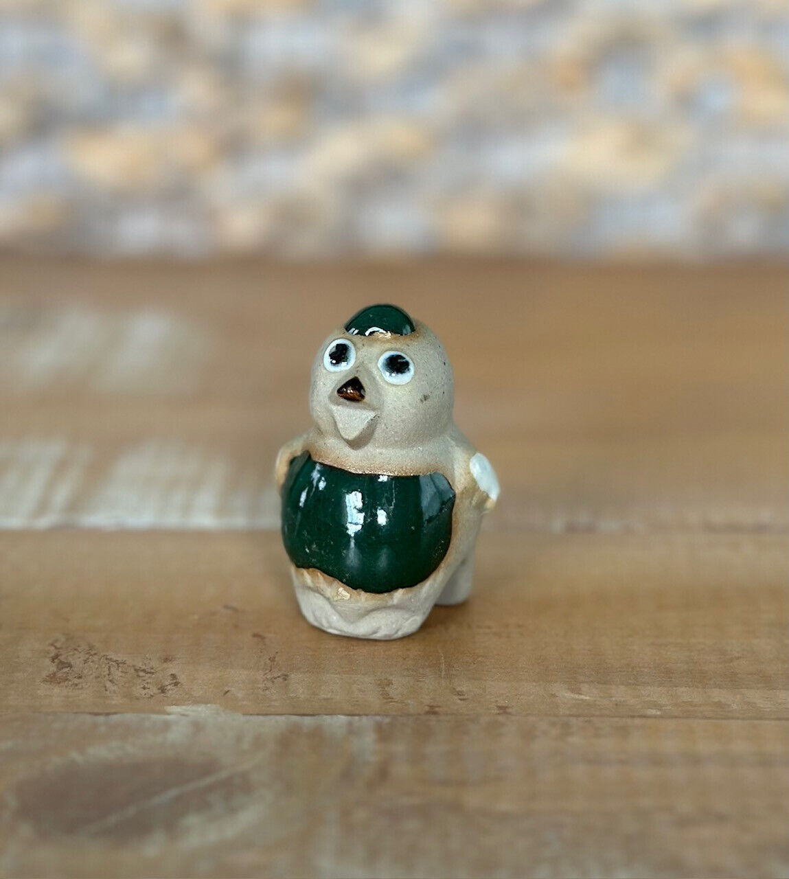 Miniature Ceramic Pot Sitter Figurine Tiny Creature 2\