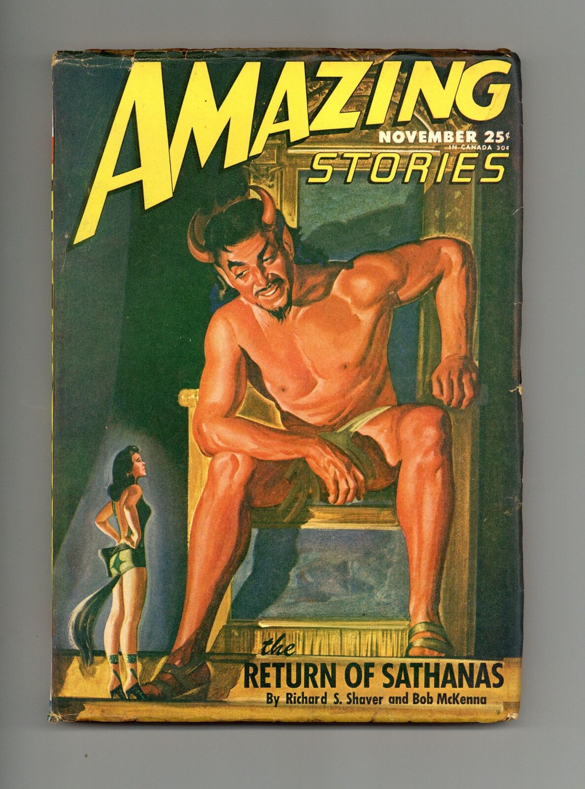 Amazing Stories Pulp Nov 1946 Vol. 20 #8 VG