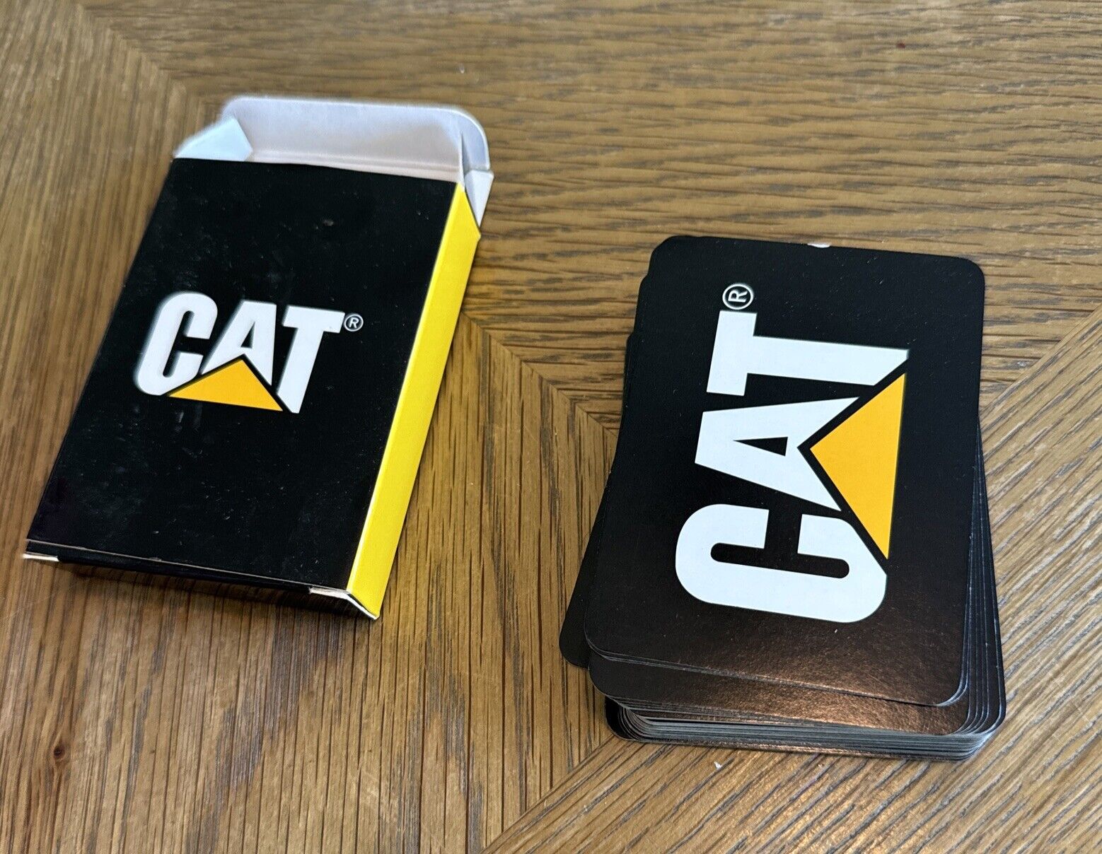 CAT Caterpillar Inc Licensed Merchandise AML Promotional Playing Cards Very Good