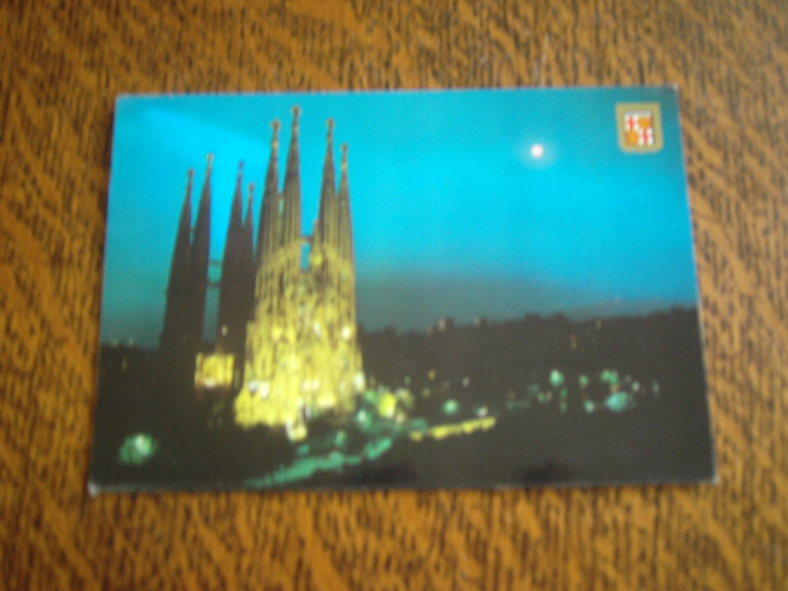 postcard barcelona temple of the segrada family