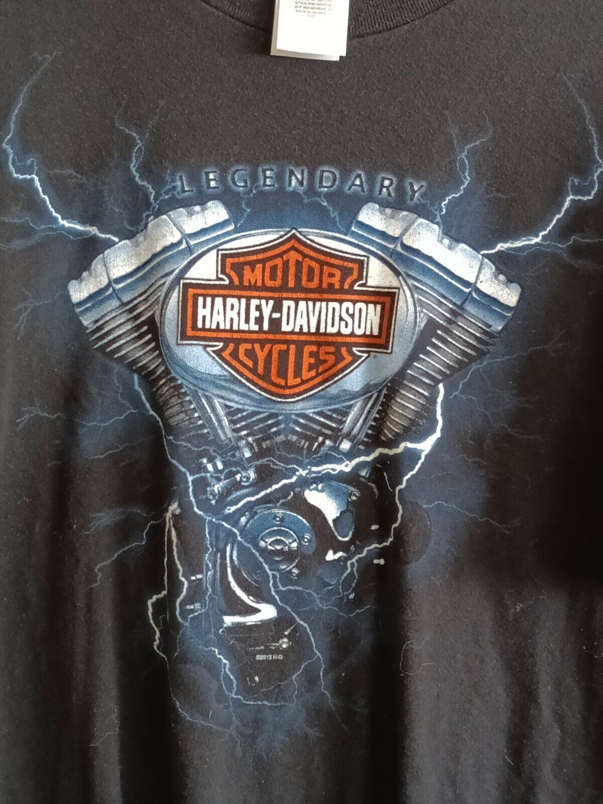 Harley-Davidson Motorcycles Men's Short Sleeve Size XL Sun H.D. Denver, CO 2013