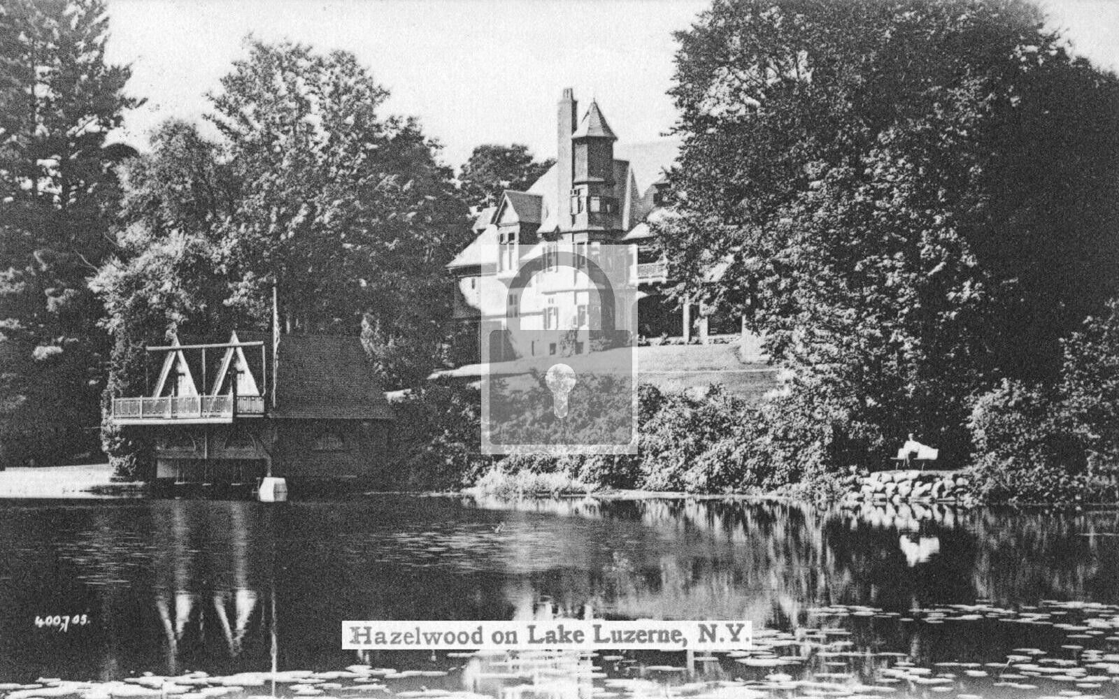 Hazelwood Cottage Lake Luzerne New York NY Reprint Postcard