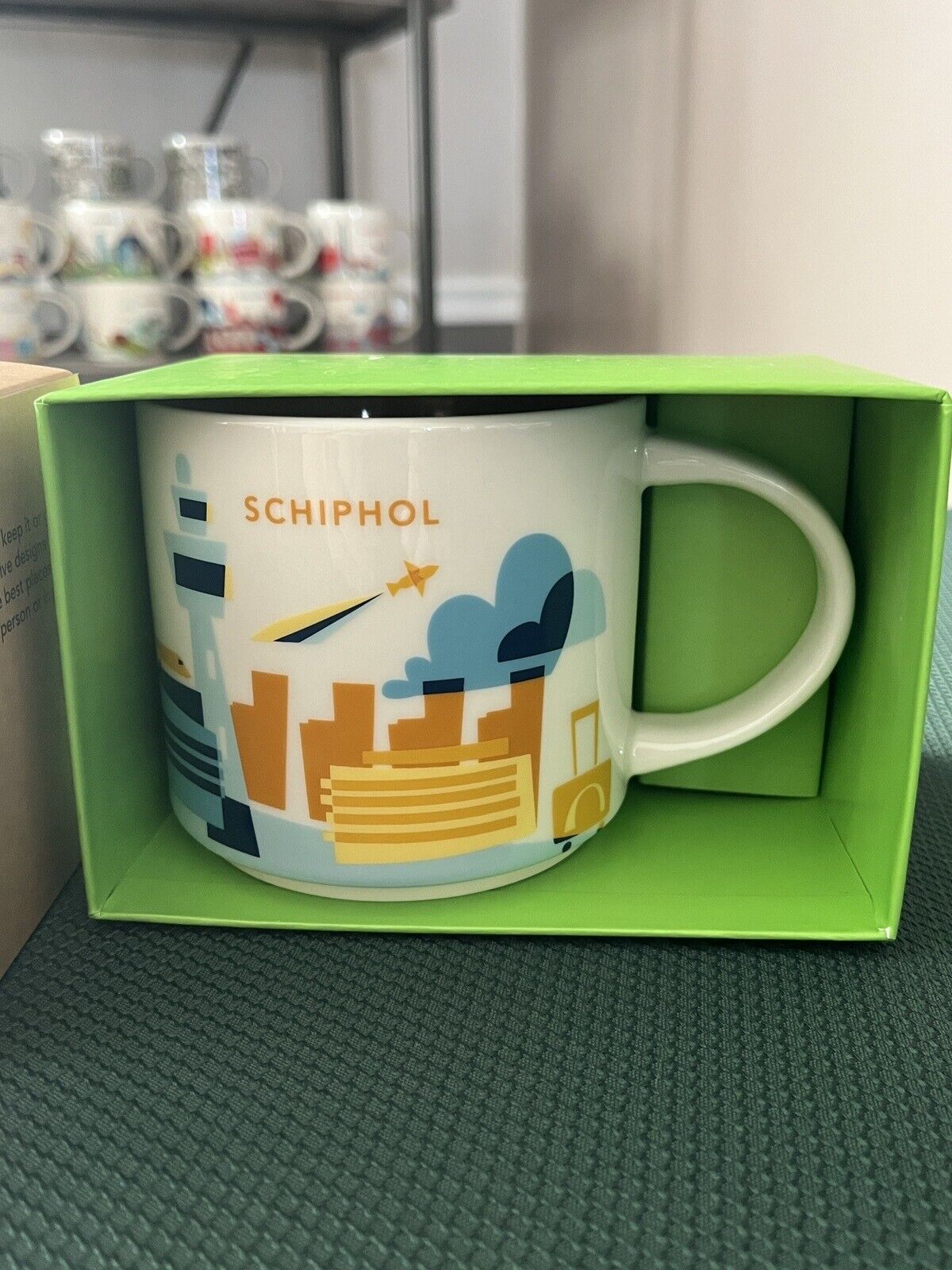 *Ultra Rare* Starbucks Schipol Airport (Amsterdam) You Are Here Mug Prototype
