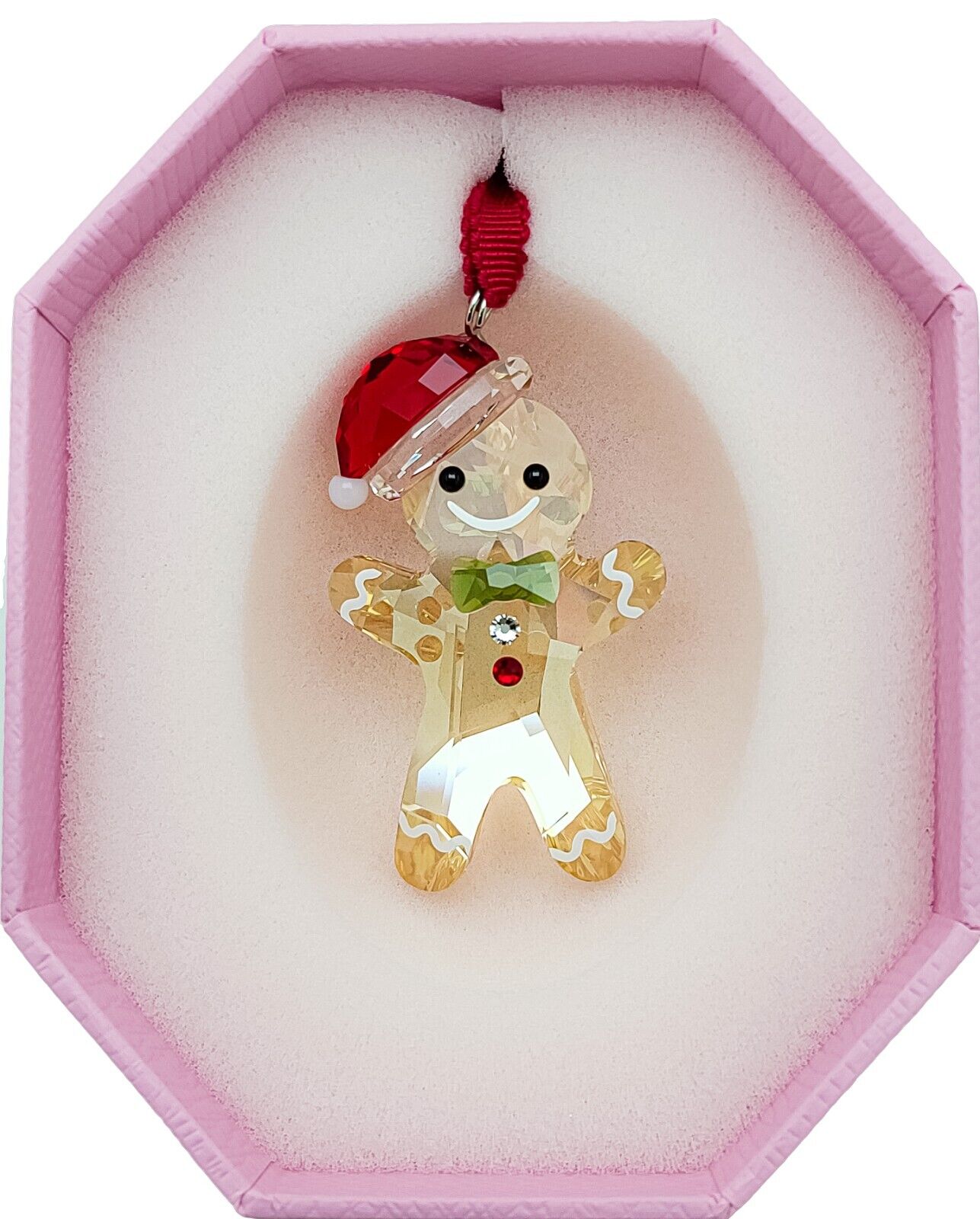 New in Gift Box SWAROVSKI Brand 5627607 Holiday Cheers Gingerbread Man Ornament