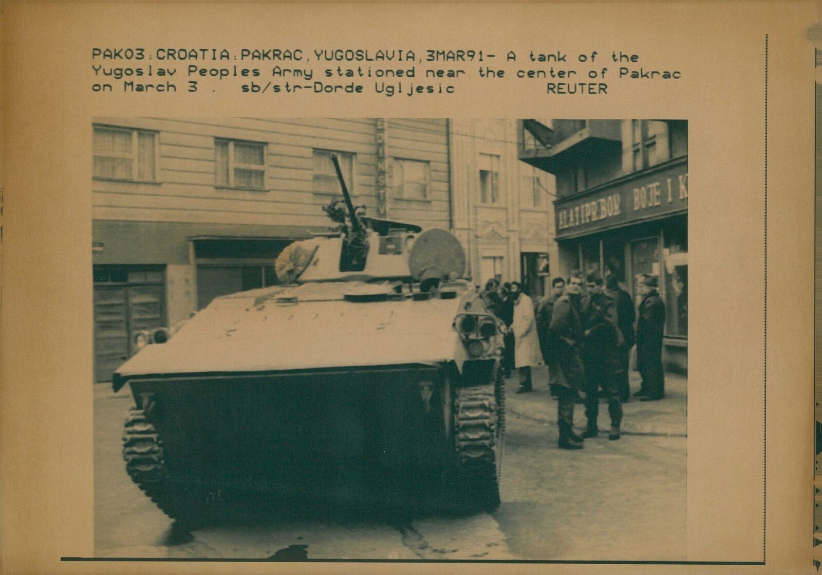 Yugoslav People's Army. - Vintage Photograph 1200557