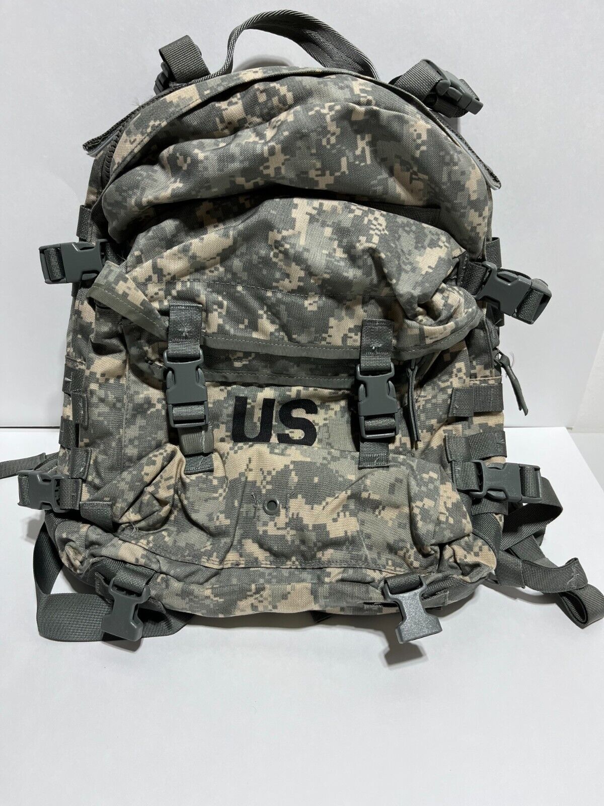 US MILITARY MOLLE II PATROL ASSAULT PACK W/ STIFFENER  3 DAY BACKPACK |ACU